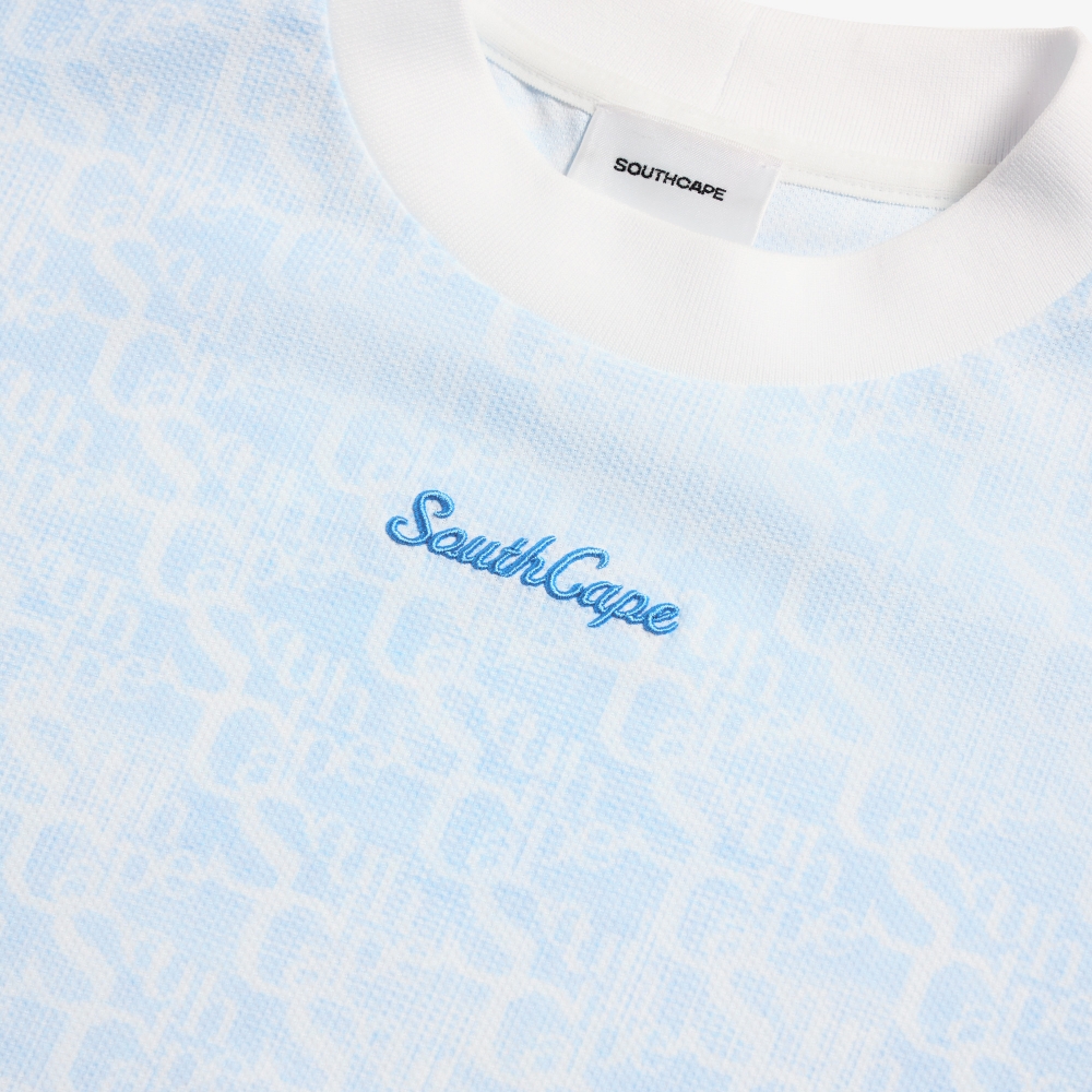 사우스케이프 여성 SC 로고플로우 티셔츠_라이트 블루