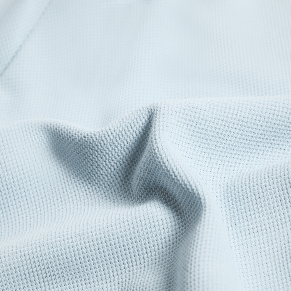 사우스케이프 여성 배색 레이어드 카라 티셔츠_라이트 블루