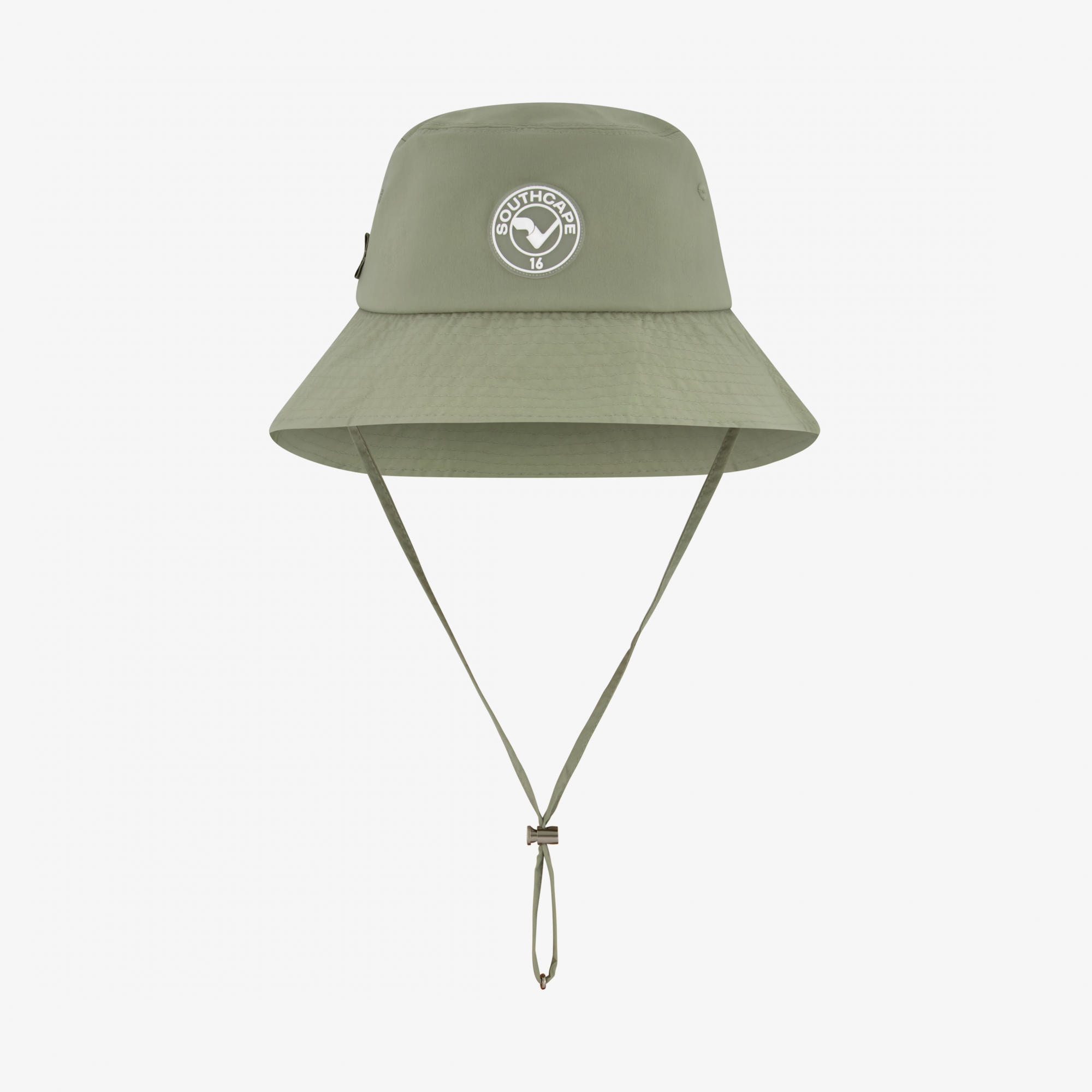 사우스케이프 여성 원형 볼란테 스트랩 버킷햇_라이트 카키