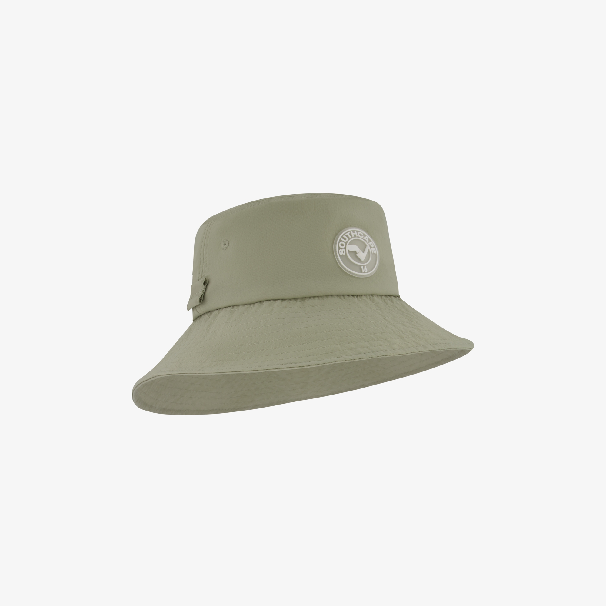 사우스케이프 여성 원형 볼란테 스트랩 버킷햇_라이트 카키
