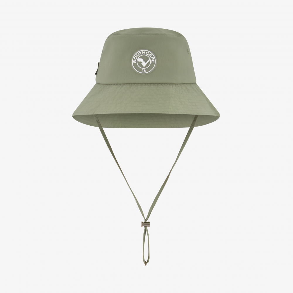 사우스케이프 여성 원형 볼란테 스트랩 버킷햇_라이트 카키