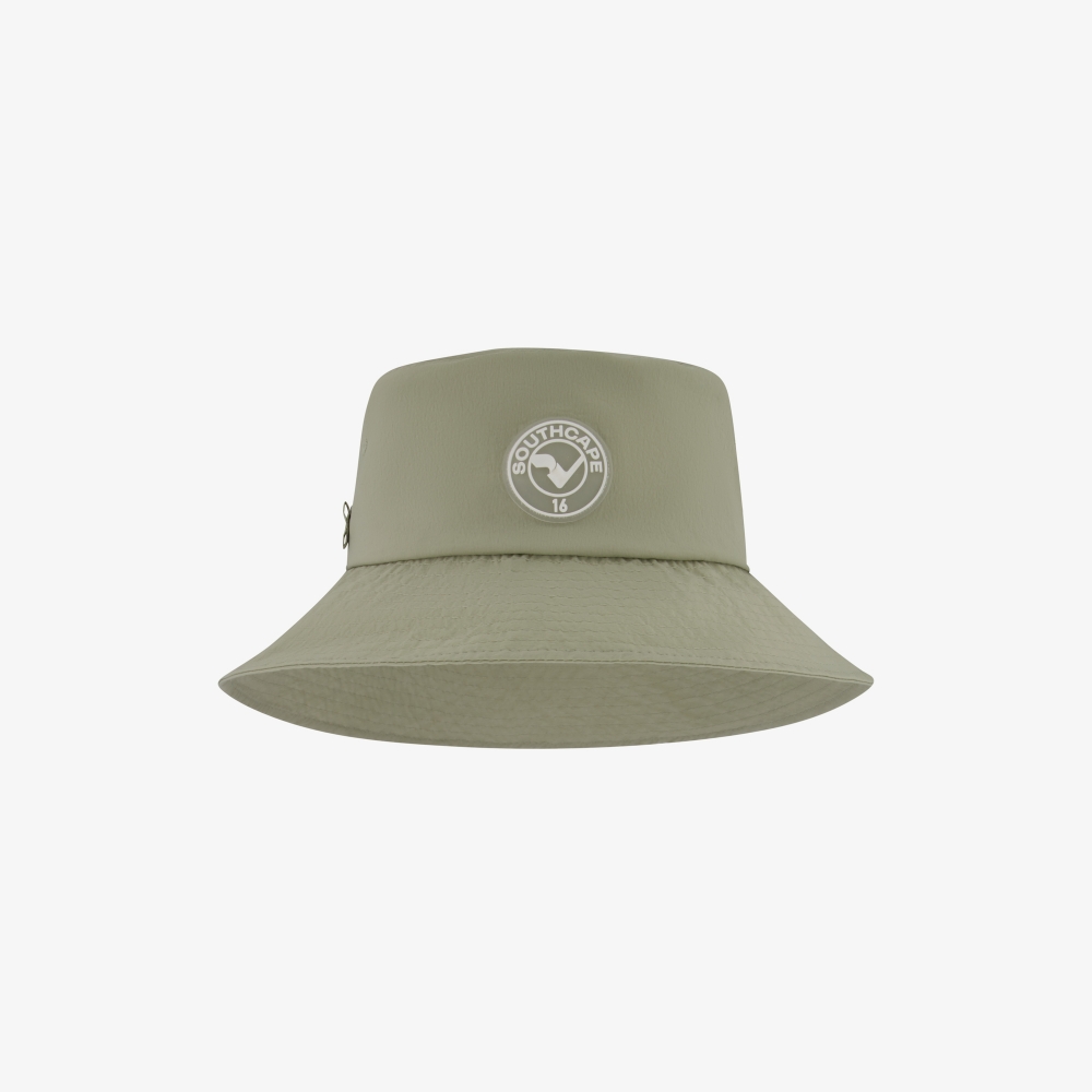 사우스케이프 여성 원형 볼란테 스트랩 버킷햇_라이트 카키