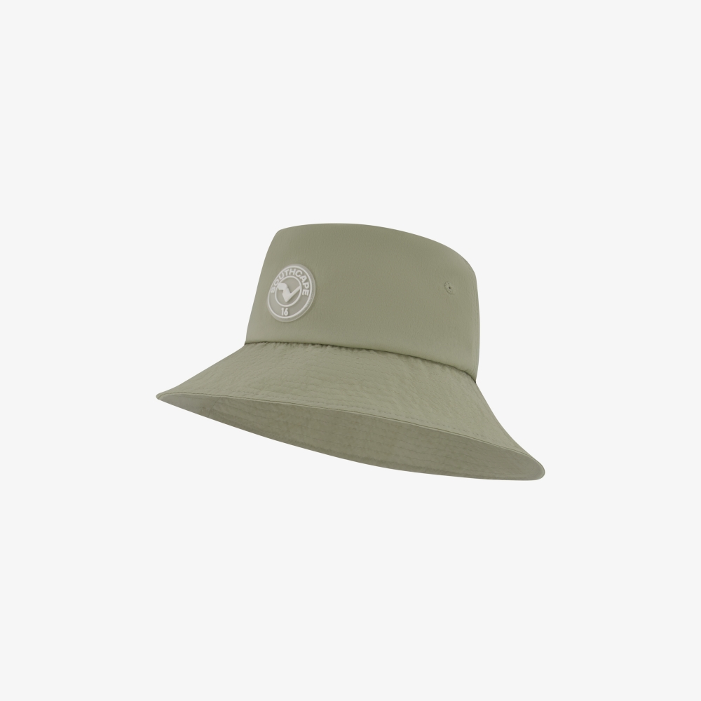 사우스케이프 여성 원형 볼란테 스트랩 버킷햇_라이트 카키