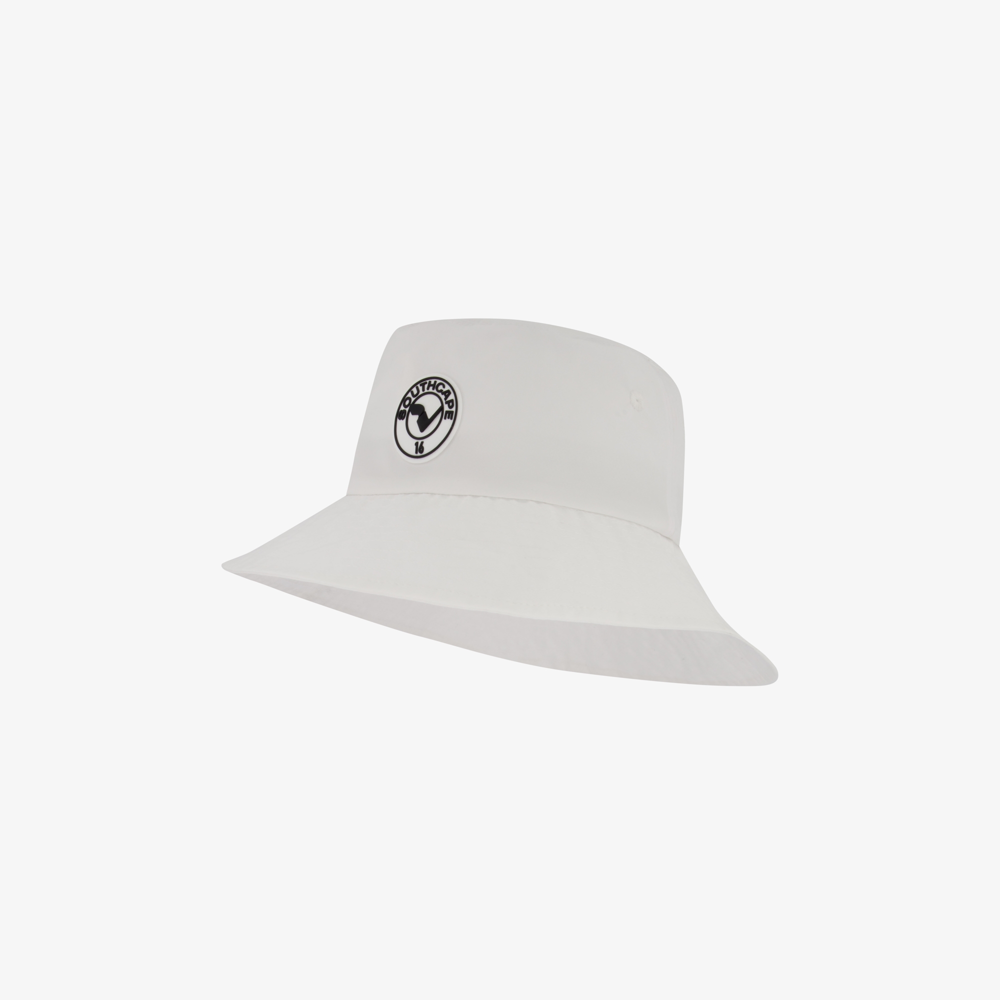 사우스케이프 여성 원형 볼란테 스트랩 버킷햇_화이트