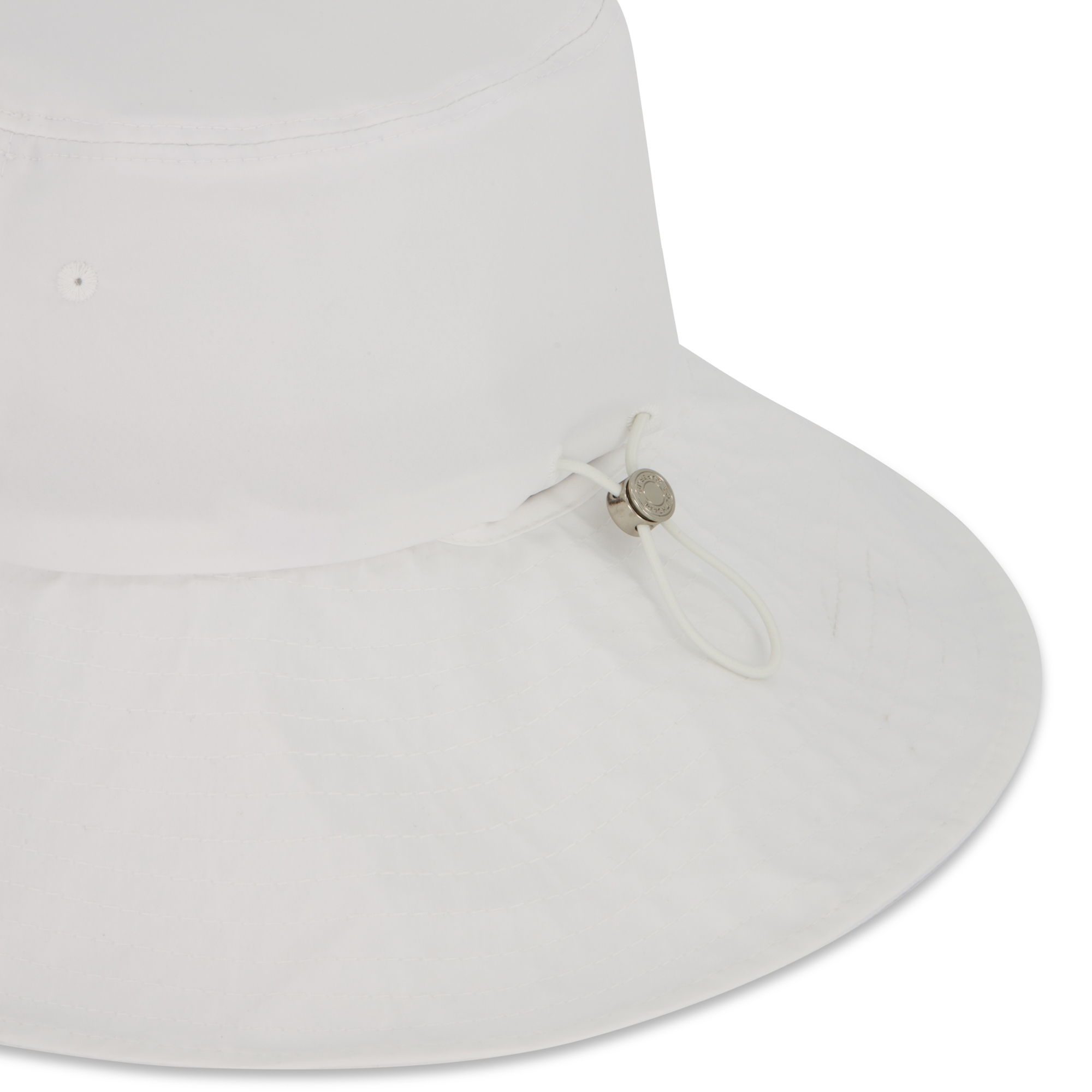 사우스케이프 여성 원형 볼란테 스트랩 버킷햇_화이트