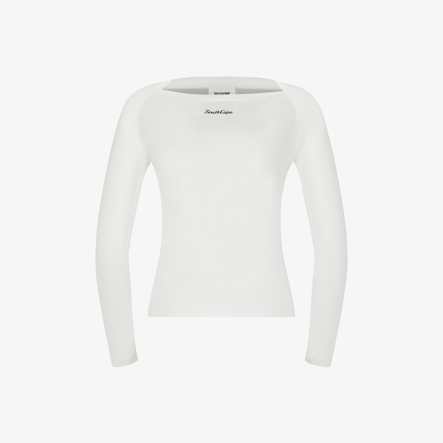 사우스케이프 여성 보트넥 베이스레이어_화이트