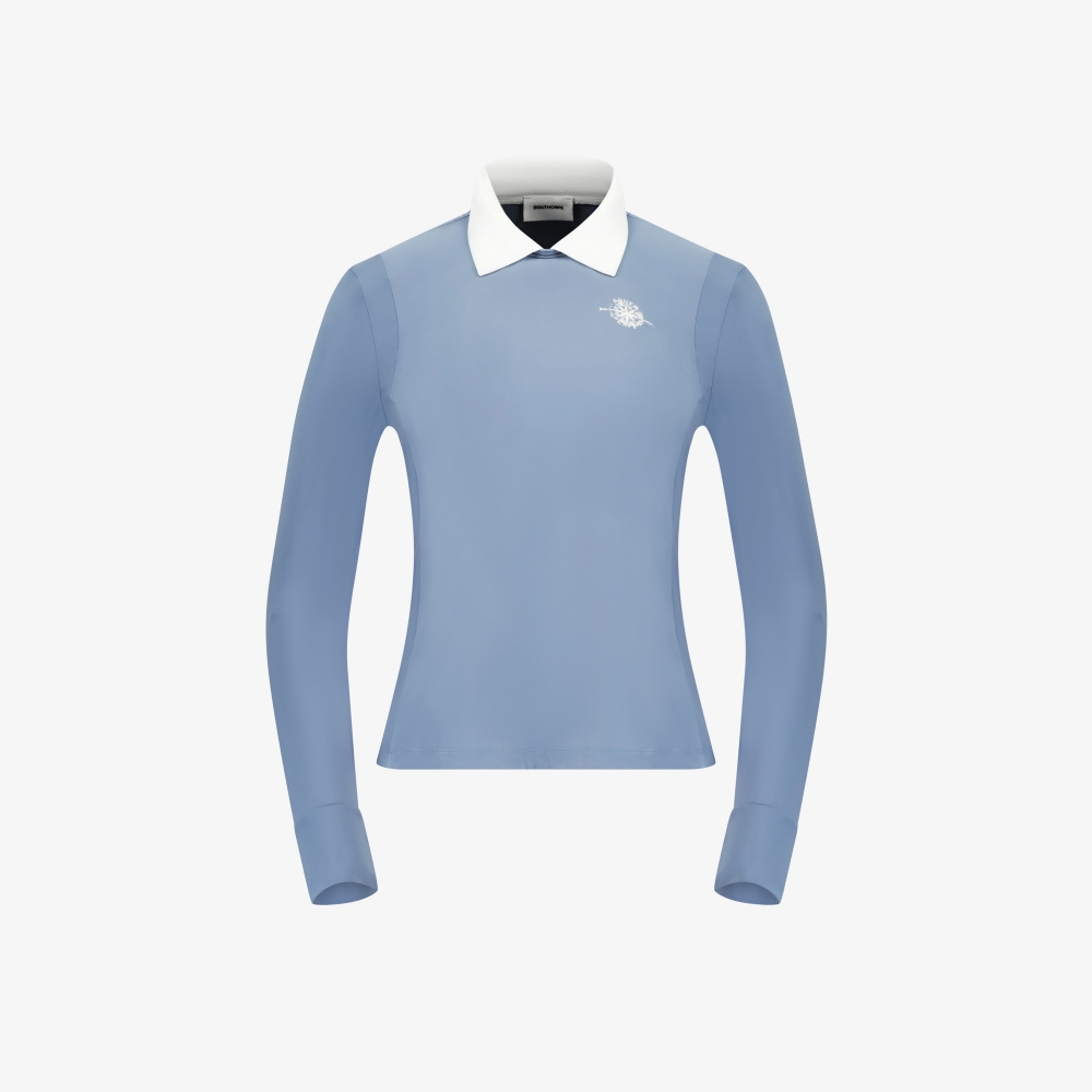 여성 사우스크로스 2-WAY 카라 베이스레이어_블루