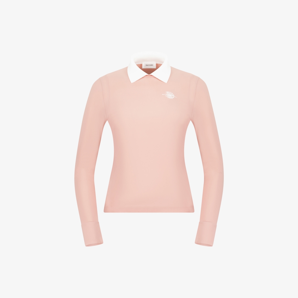 여성 사우스크로스 2-WAY 카라 베이스레이어_핑크