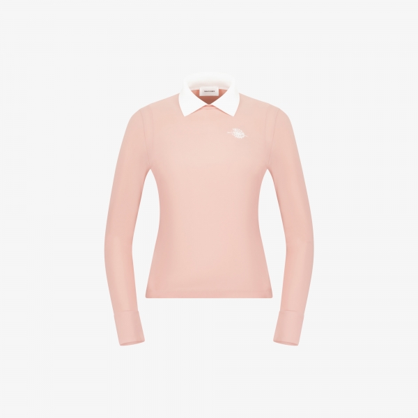 여성 사우스크로스 2-WAY 카라 베이스레이어_핑크