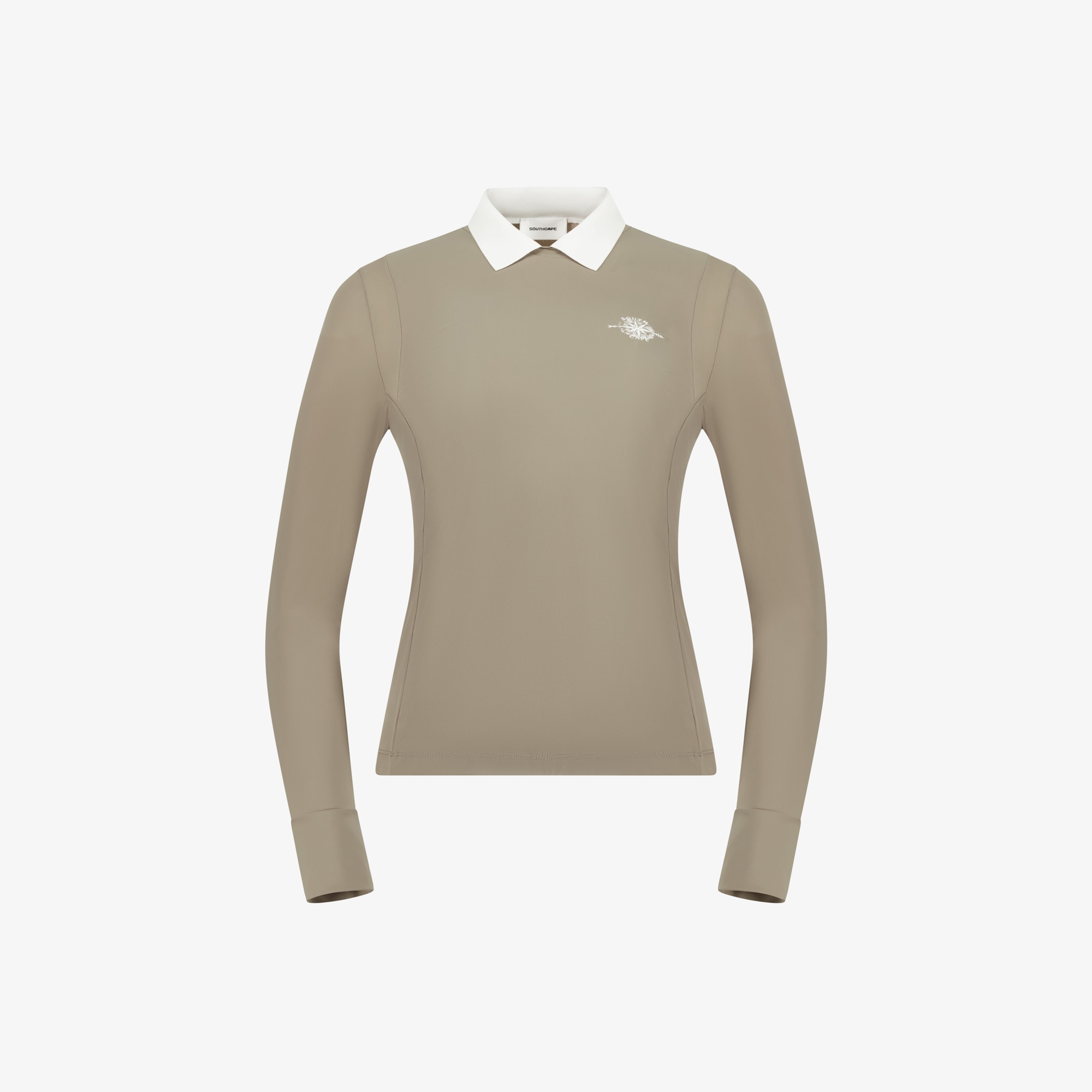 여성 사우스크로스 2-WAY 카라 베이스레이어_세피아