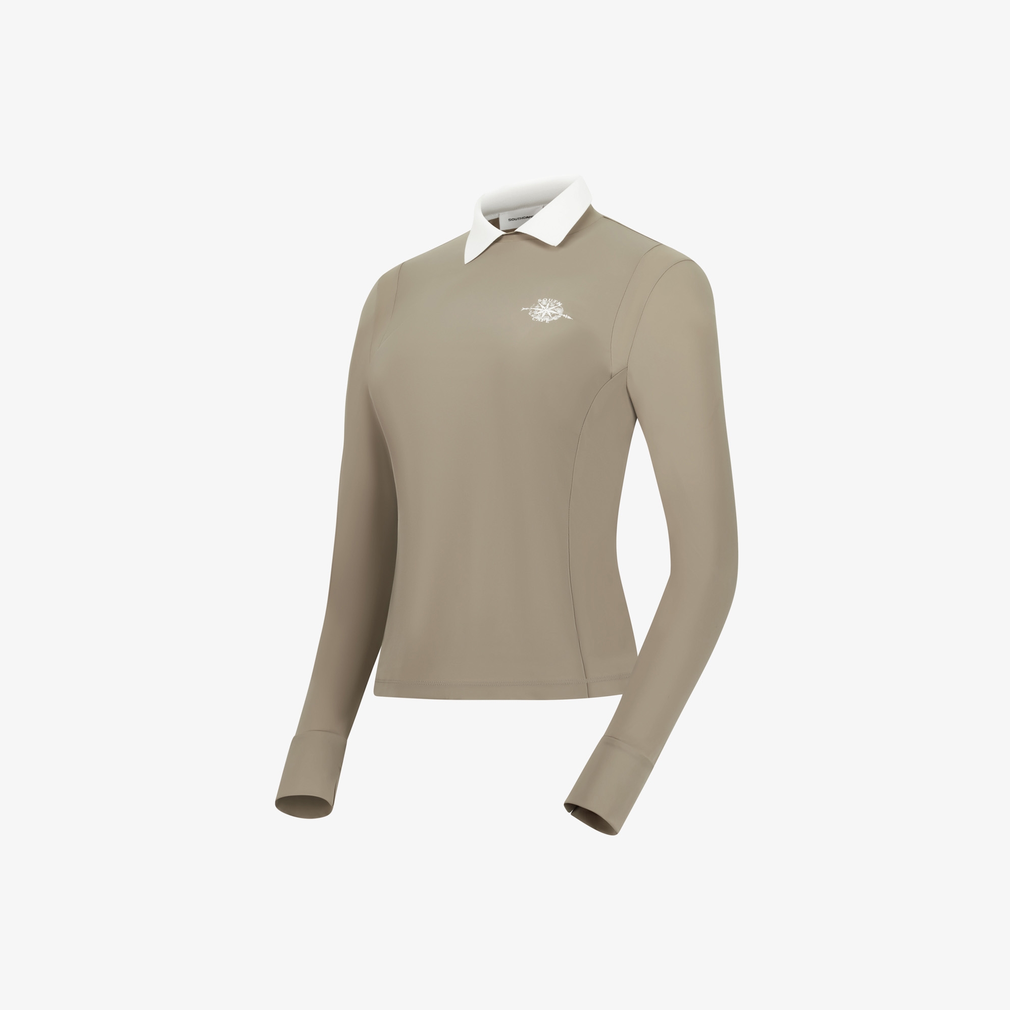 여성 사우스크로스 2-WAY 카라 베이스레이어_세피아