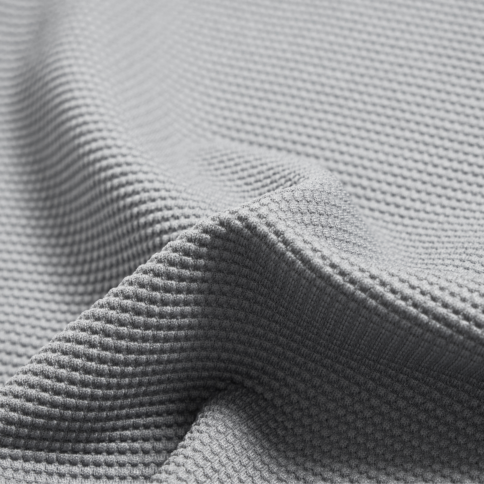 사우스케이프 여성 엠보 터치 배색 카라 티셔츠_그레이