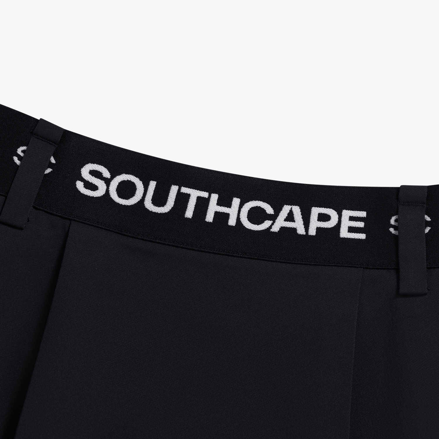 사우스케이프 여성 2-WAY 벨티드 스커트_블랙