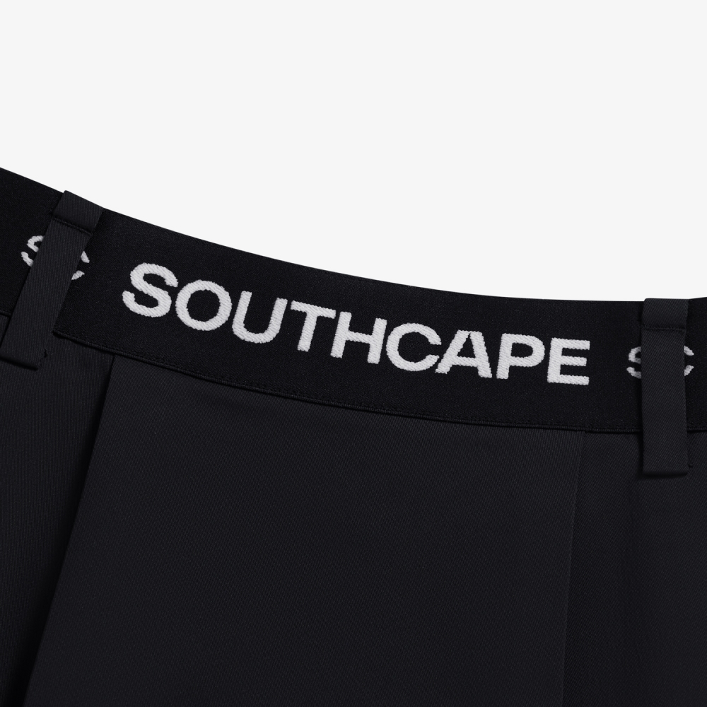 사우스케이프 여성 2-WAY 벨티드 스커트_블랙