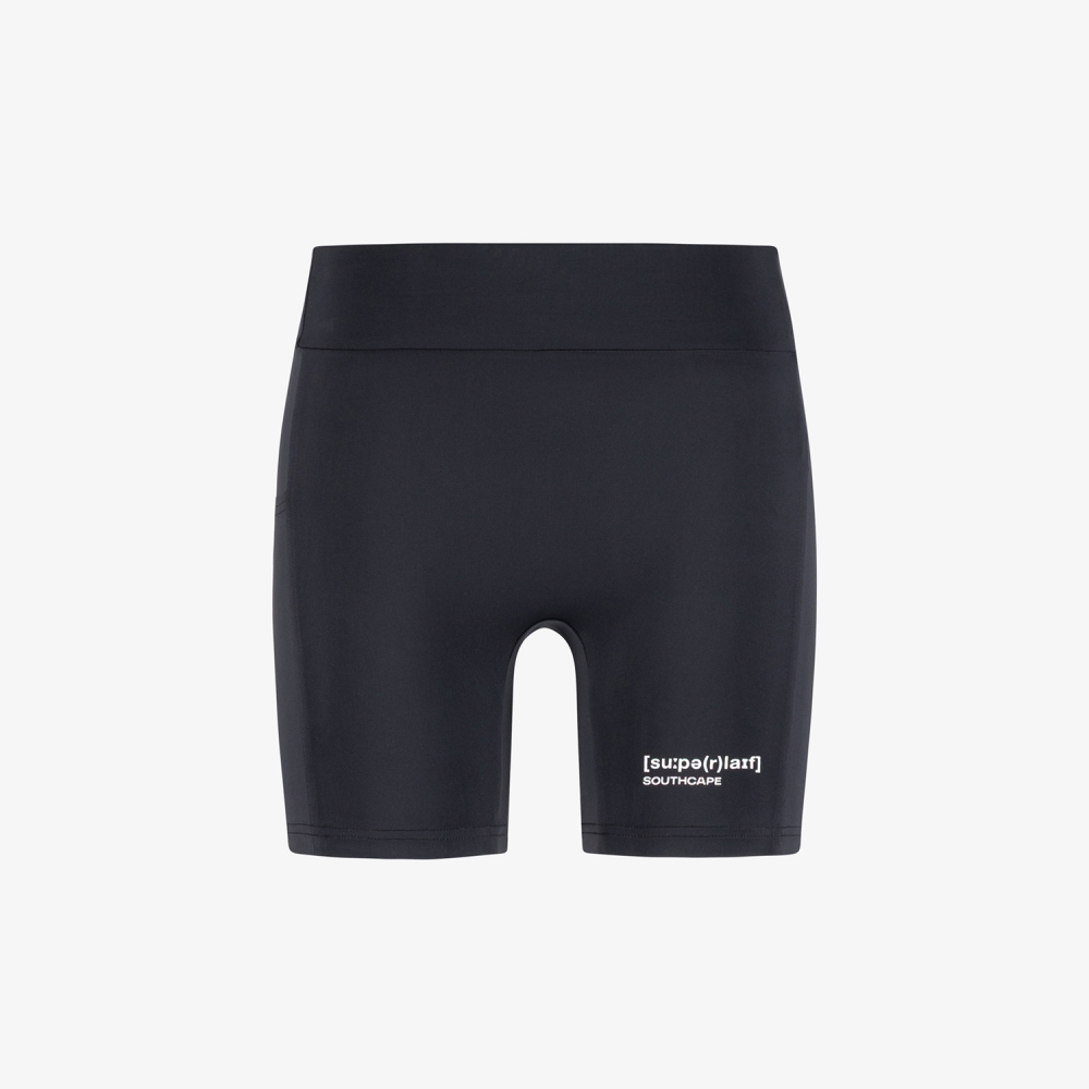 사우스케이프 여성 2-WAY 벨티드 스커트_블랙