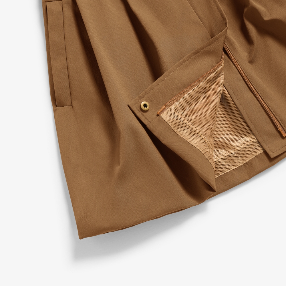 사우스케이프 여성 2-WAY 벨티드 스커트_브라운