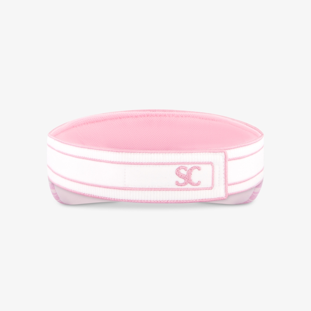 사우스케이프 여성 로고 프린트 쿨터치 바이저_라이트 핑크