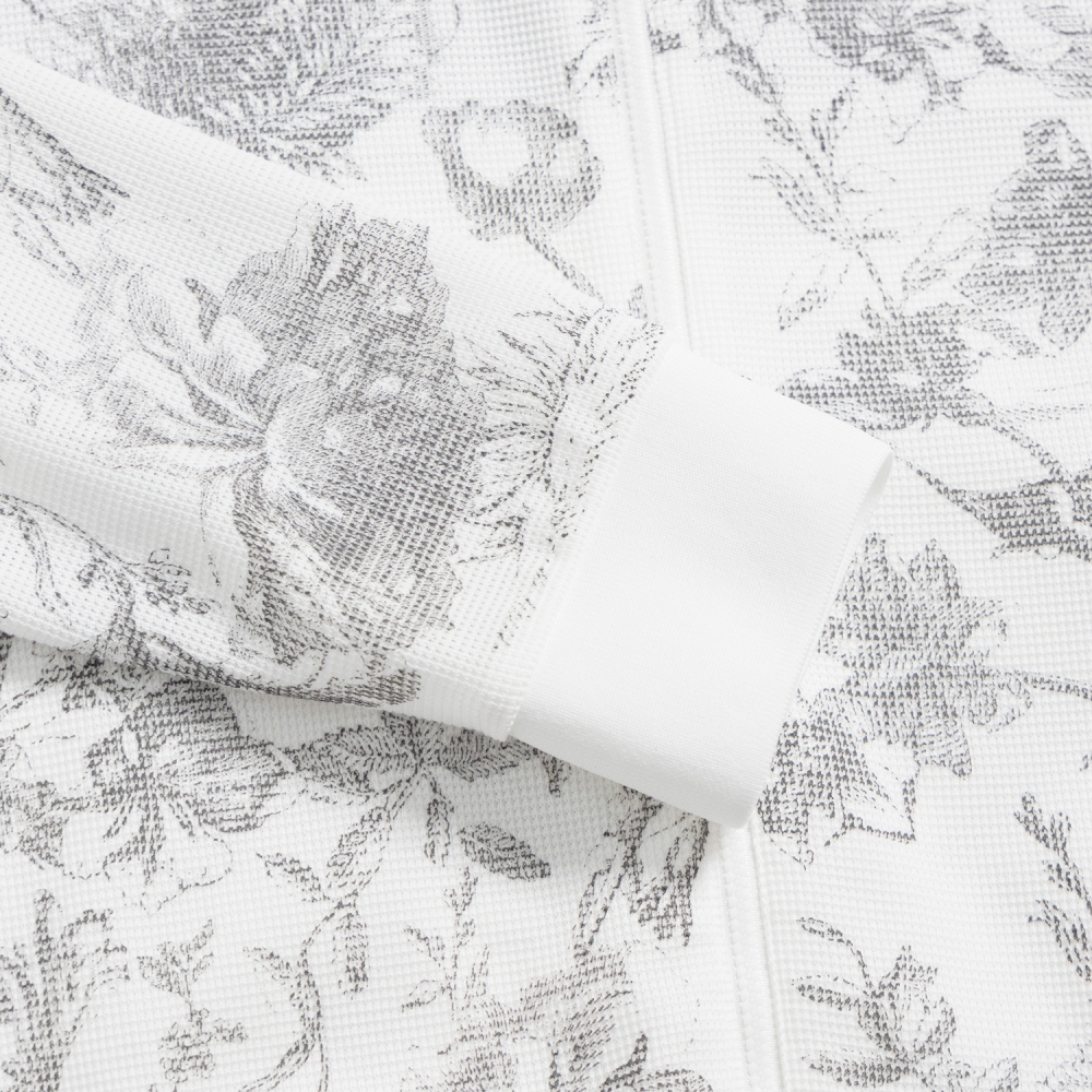 사우스케이프 여성 블러썸 메시 집업 점퍼_화이트