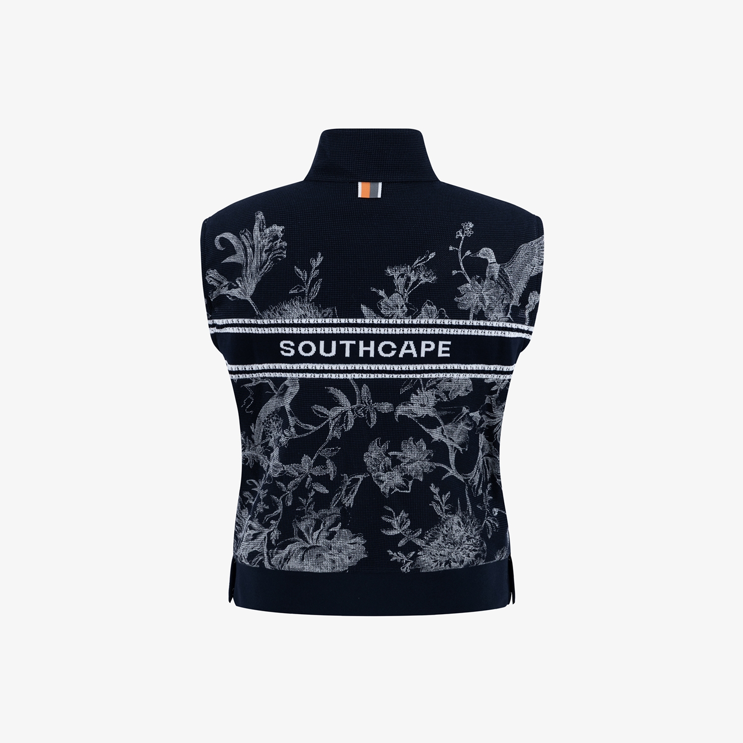 사우스케이프 여성 블러썸 메시 슬리브리스_네이비