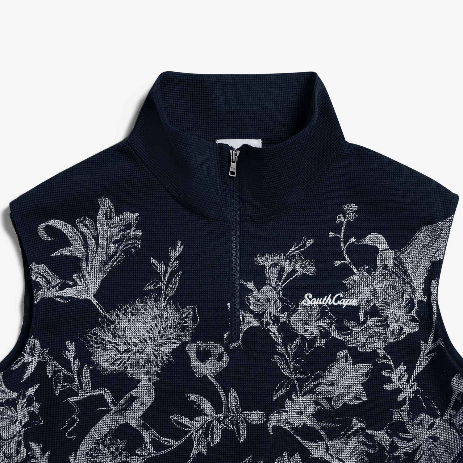 사우스케이프 여성 블러썸 메시 슬리브리스_네이비