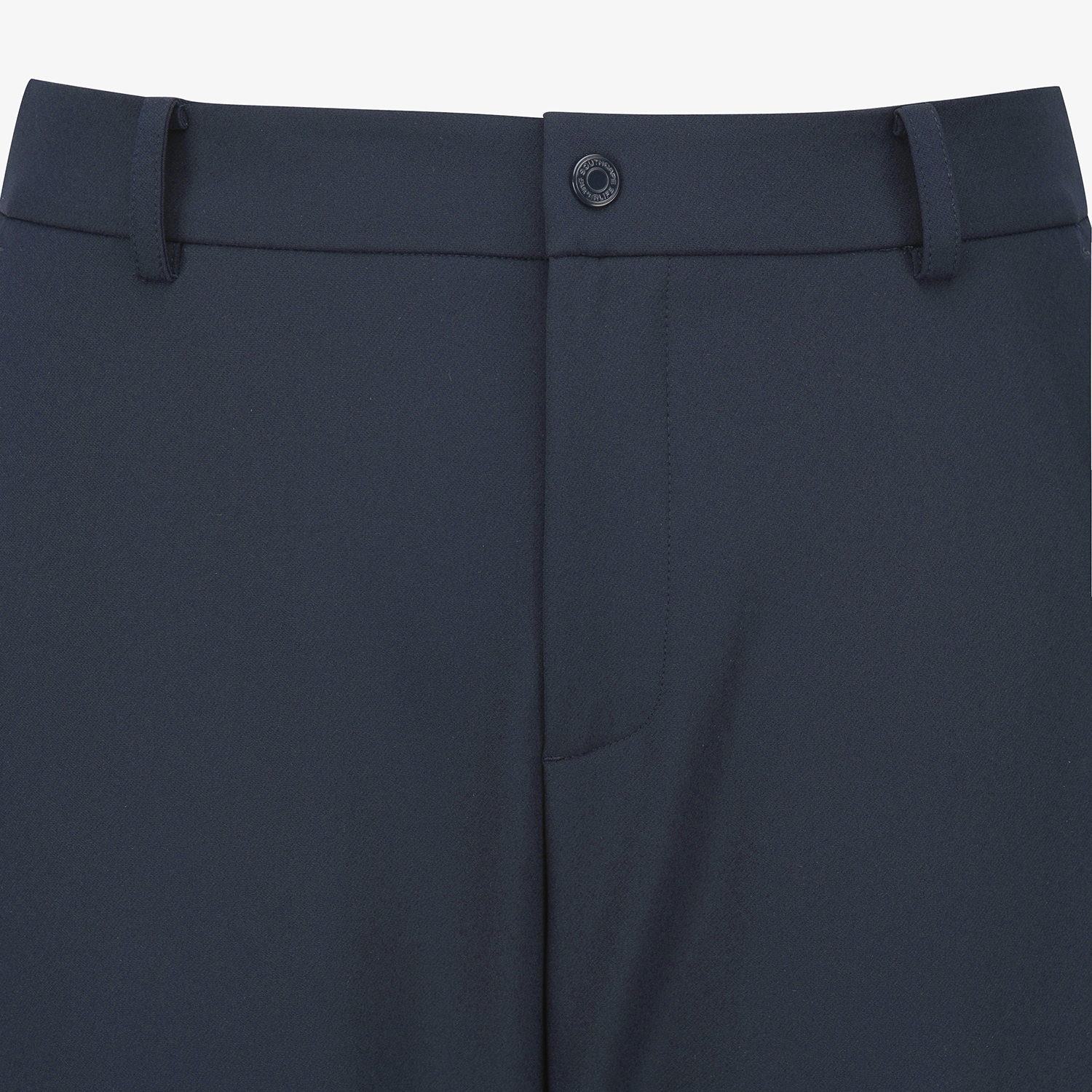 사우스케이프 남성 레더 패치 레귤러핏 팬츠_다크 네이비