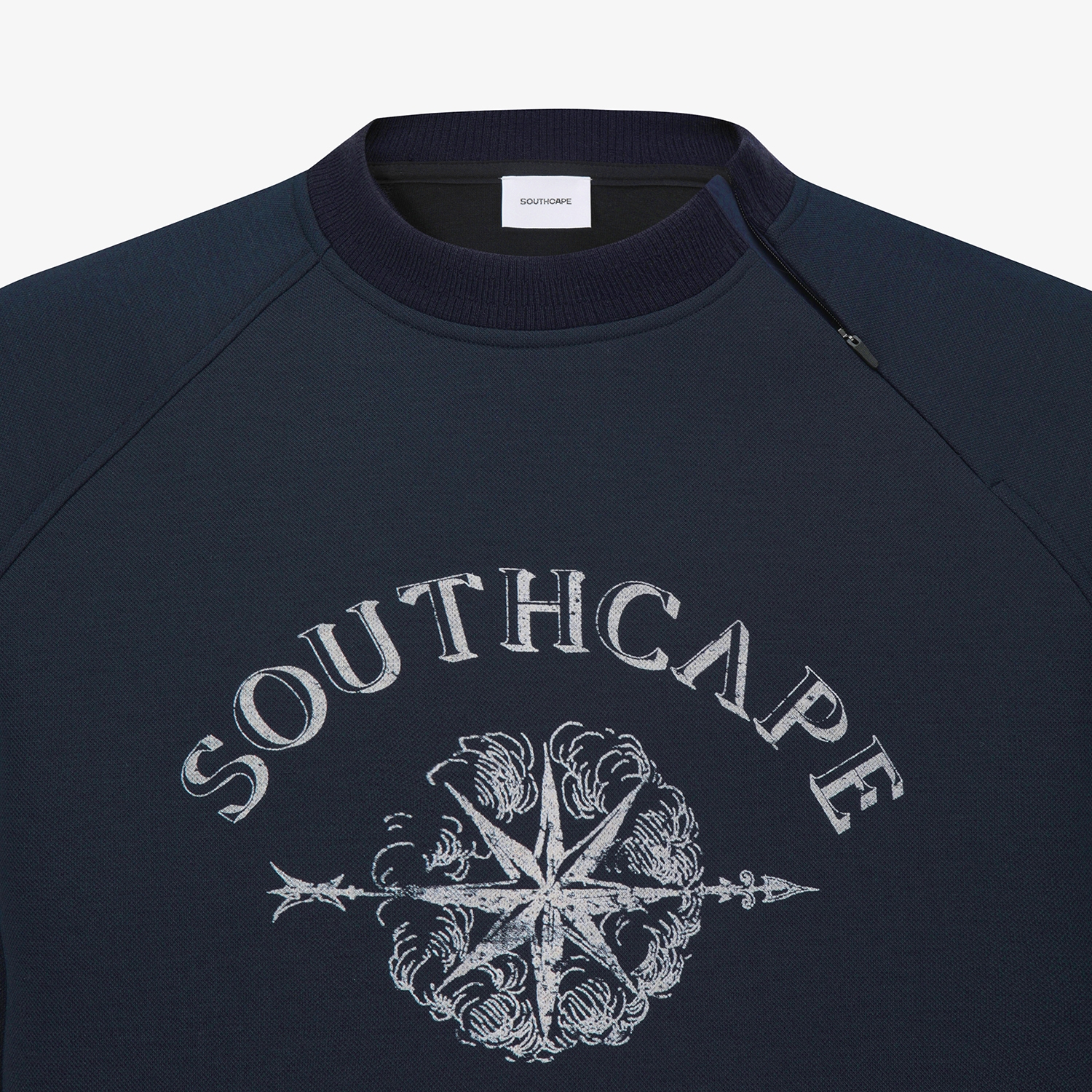 남성 사우스크로스 빈티지 프린팅 스웨트 셔츠_다크 네이비