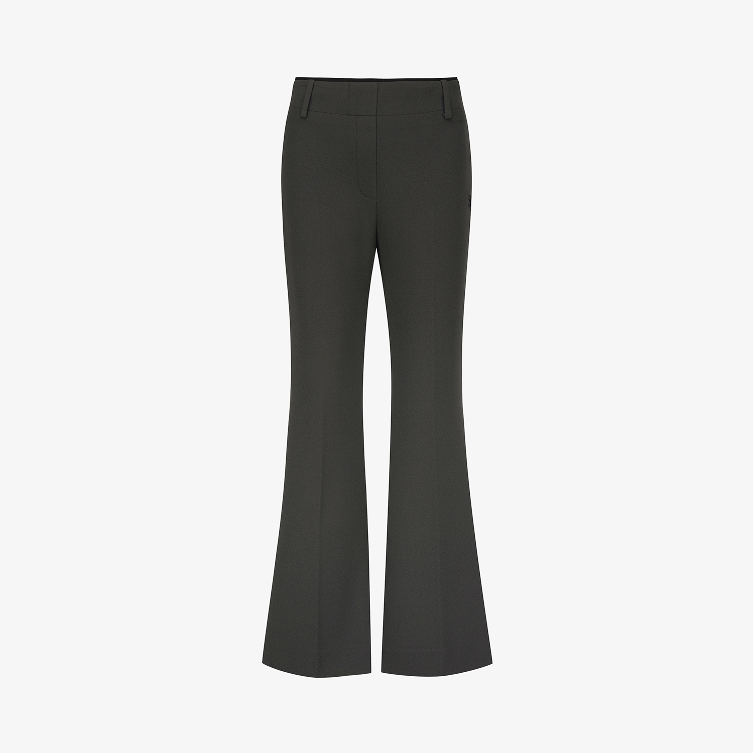 사우스케이프 여성 쿨터치 부츠컷 밴딩 팬츠_다크 그레이