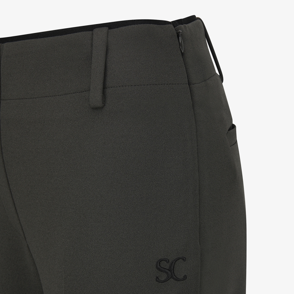 사우스케이프 여성 쿨터치 부츠컷 밴딩 팬츠_다크 그레이