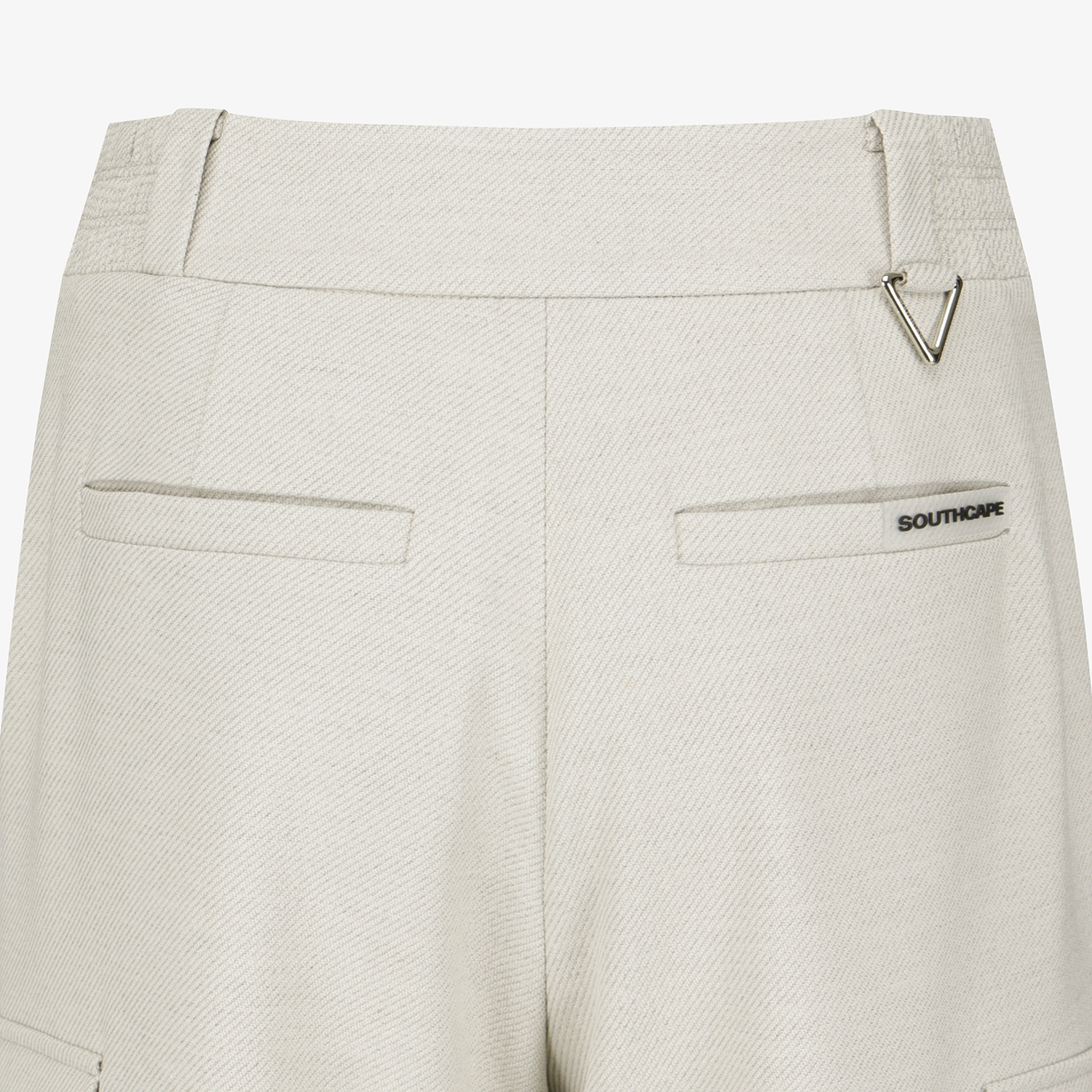 여성 사우스크로스 기모 아웃포켓 와이드 팬츠_그레이 베이지