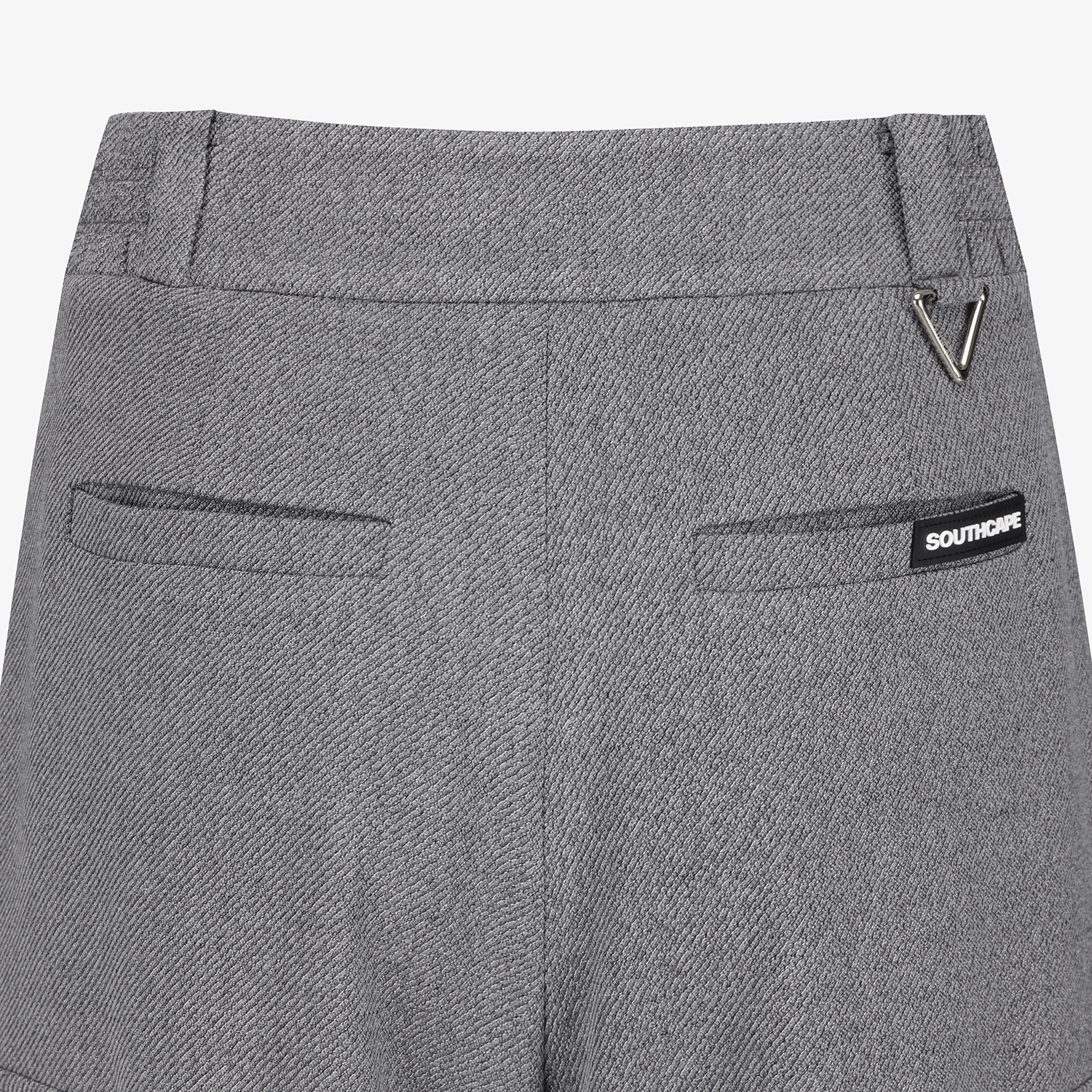 여성 사우스크로스 기모 아웃포켓 와이드 팬츠_그레이