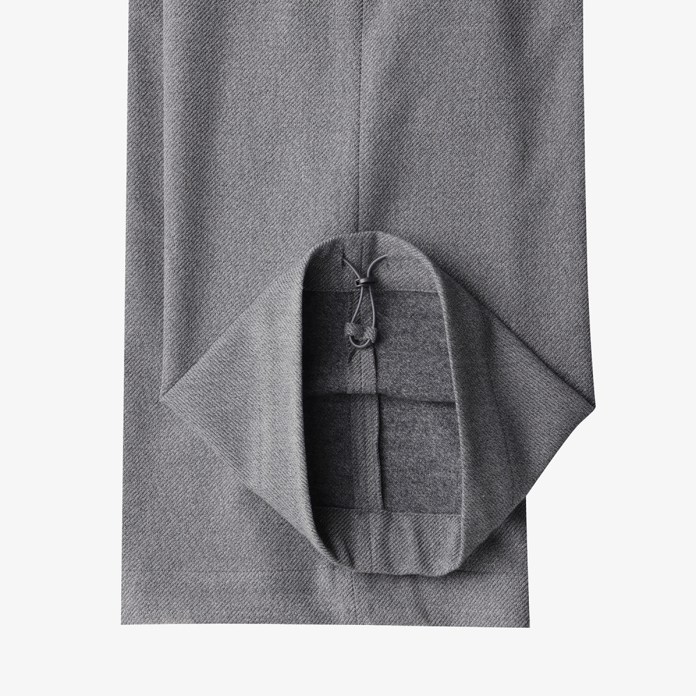 여성 사우스크로스 기모 아웃포켓 와이드 팬츠_그레이