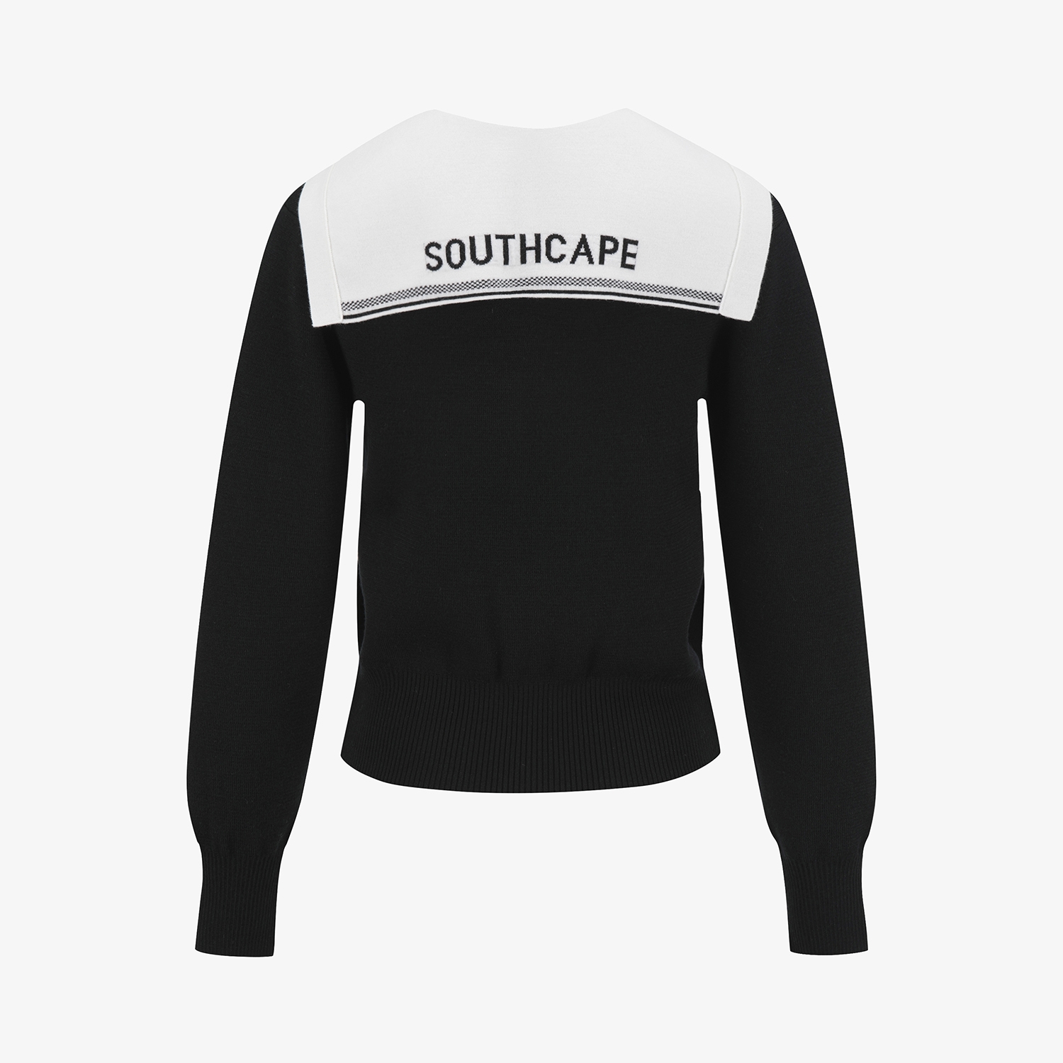 여성 사우스크로스 디테쳐블 세일러 카라 가디건_블랙