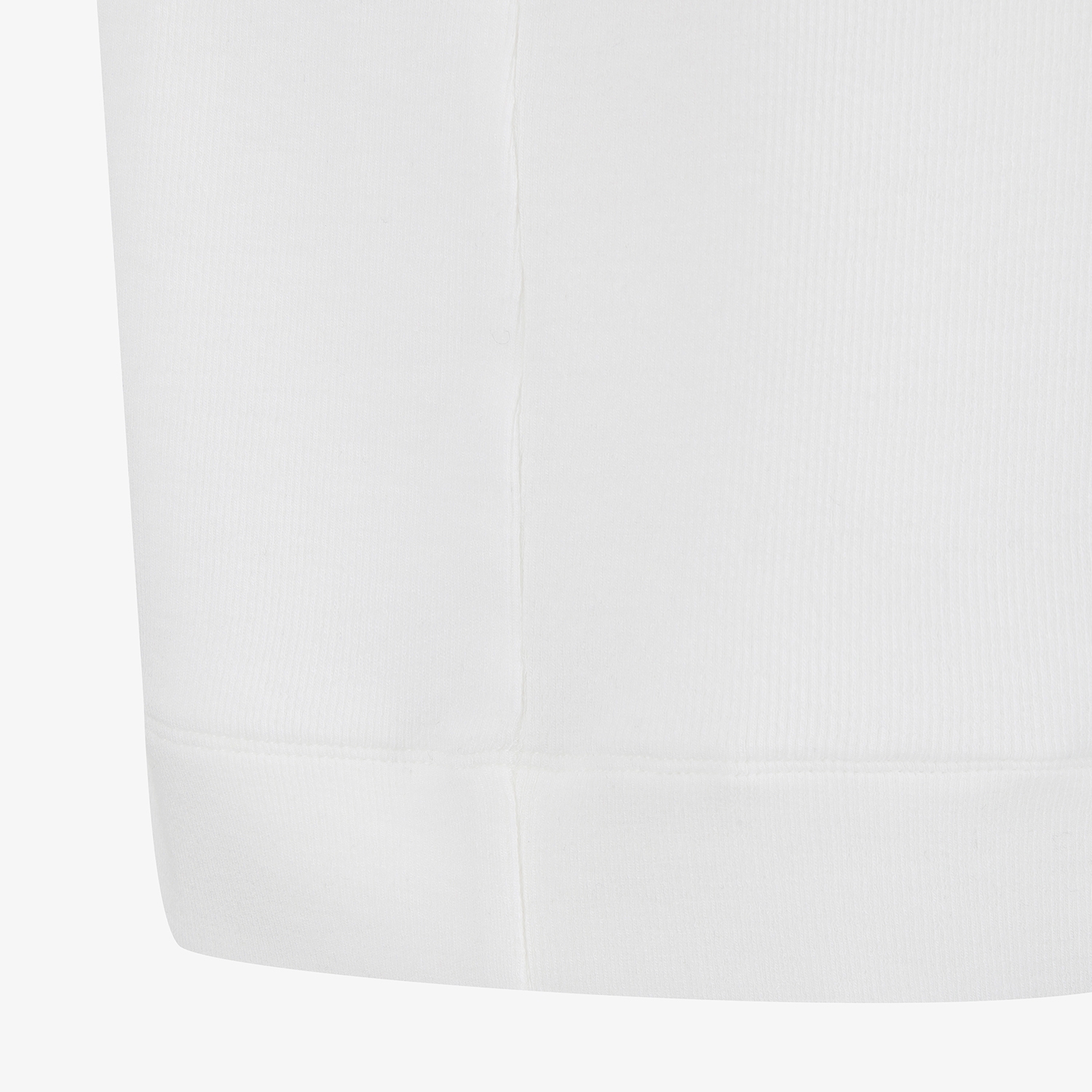 사우스케이프 남성 레이어드넥 골지 베이스 레이어_화이트