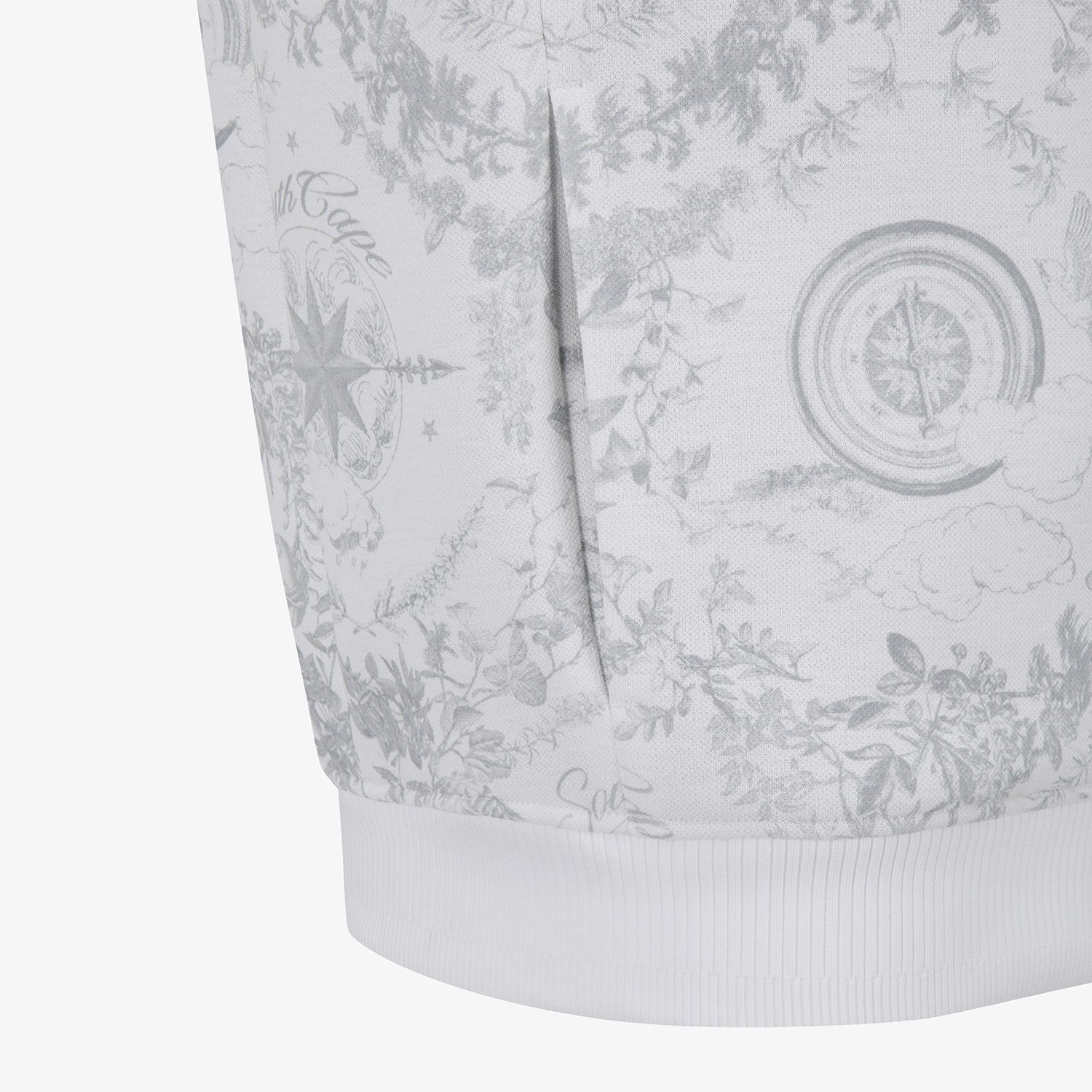 남성 사우스크로스 패턴 하이넥 점퍼_화이트