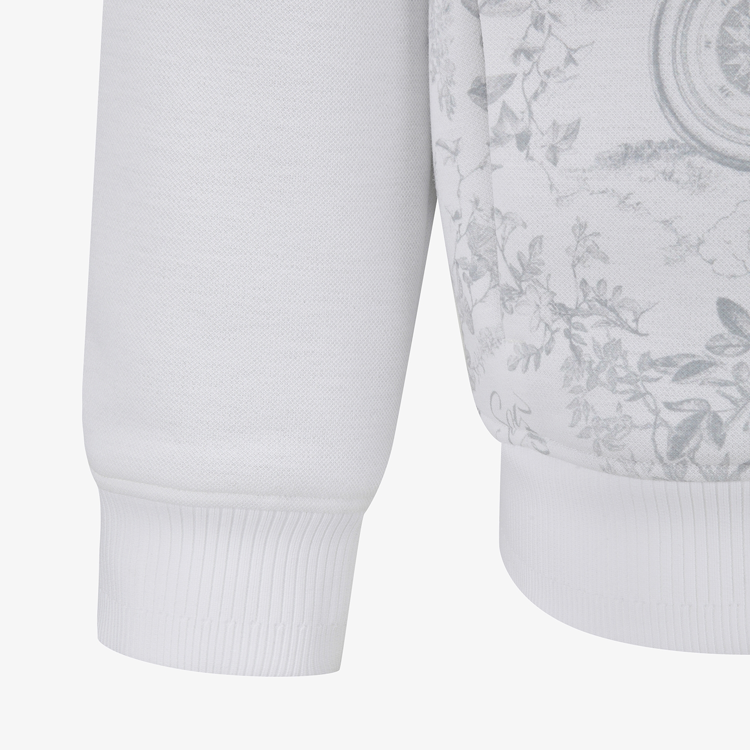 남성 사우스크로스 패턴 하이넥 점퍼_화이트