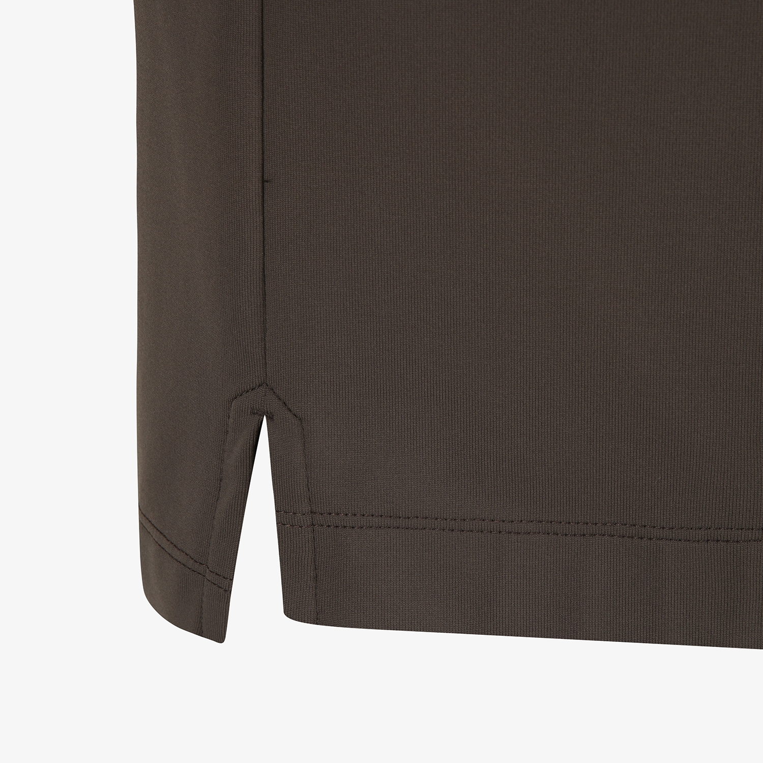 사우스케이프 남성 로고 자수 긴팔 카라 티셔츠_다크 브라운