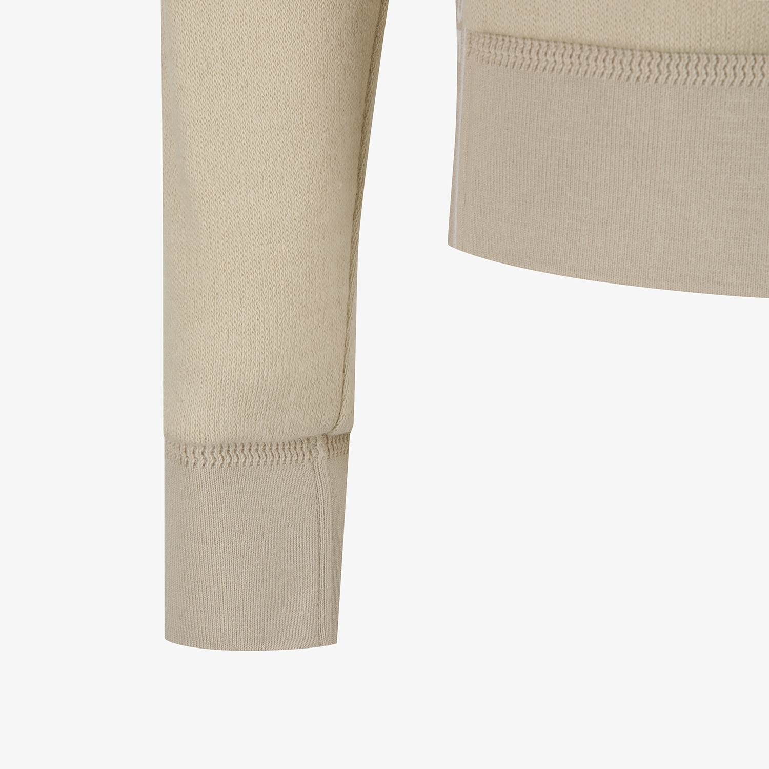 여성 사우스크로스 배색 포인트 후드 집업_라이트 베이지