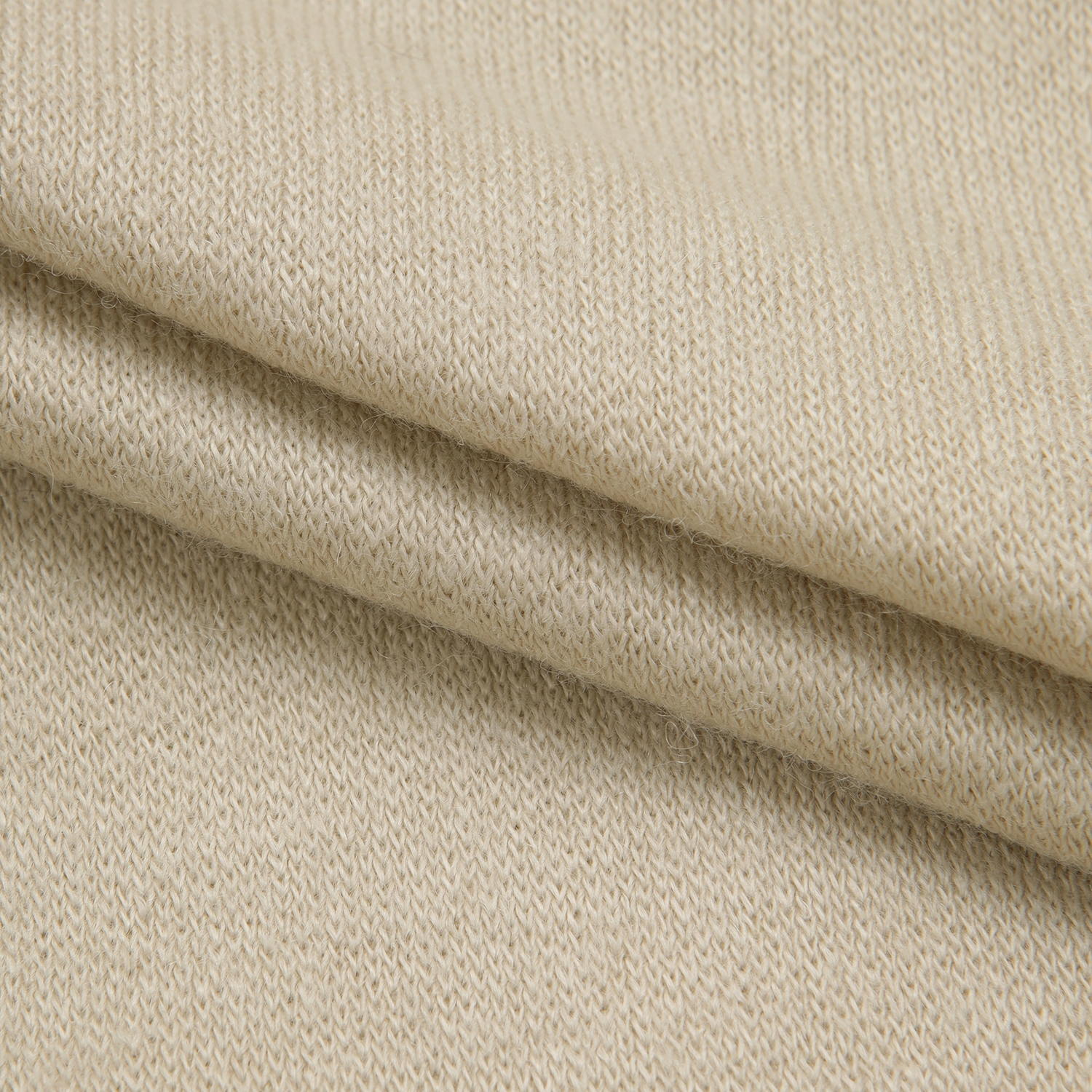 여성 사우스크로스 배색 포인트 후드 집업_라이트 베이지