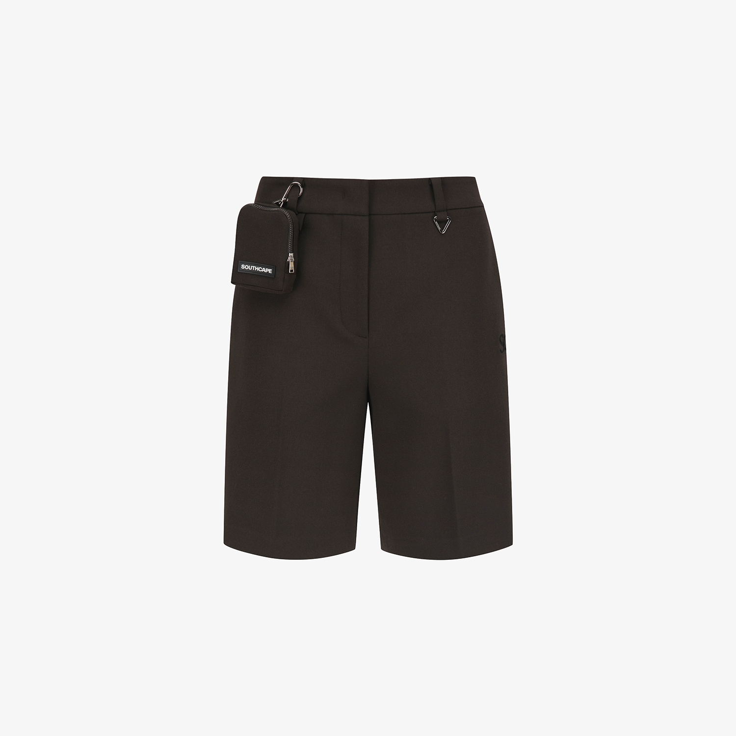 사우스케이프 여성 볼 포켓 5부 팬츠_다크 브라운