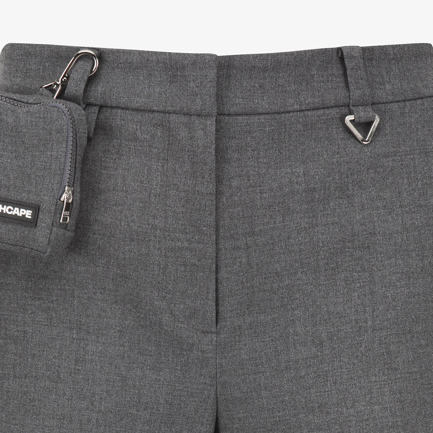 사우스케이프 여성 볼 포켓 5부 팬츠_멜란지 그레이