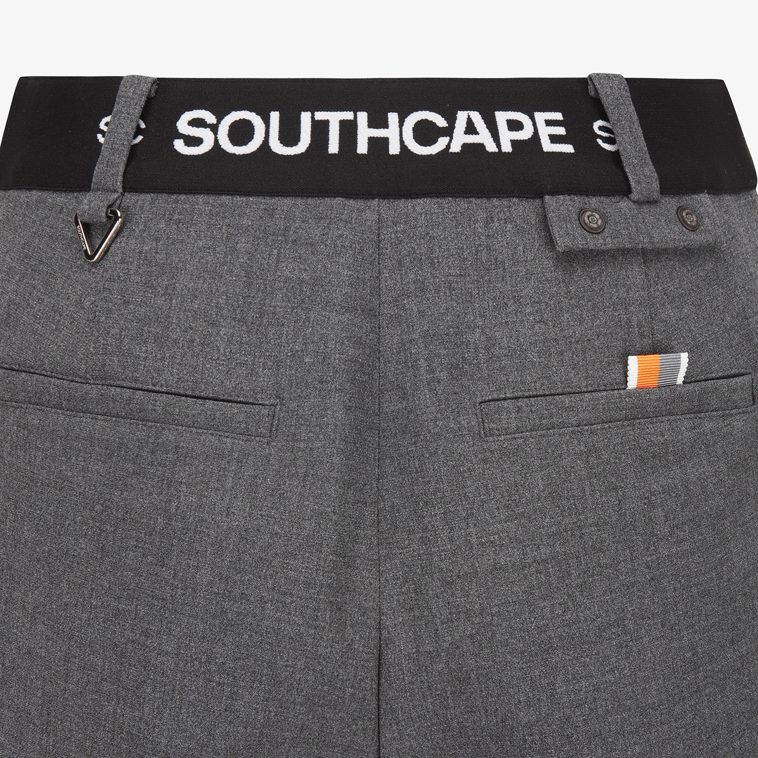 사우스케이프 여성 볼 포켓 5부 팬츠_멜란지 그레이