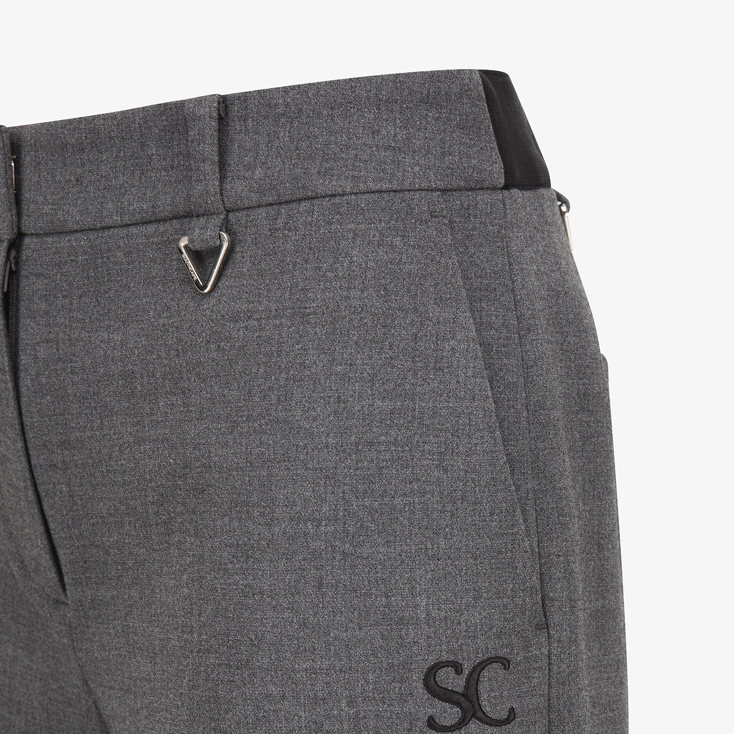 사우스케이프 여성 볼 포켓 5부 팬츠_멜란지 그레이