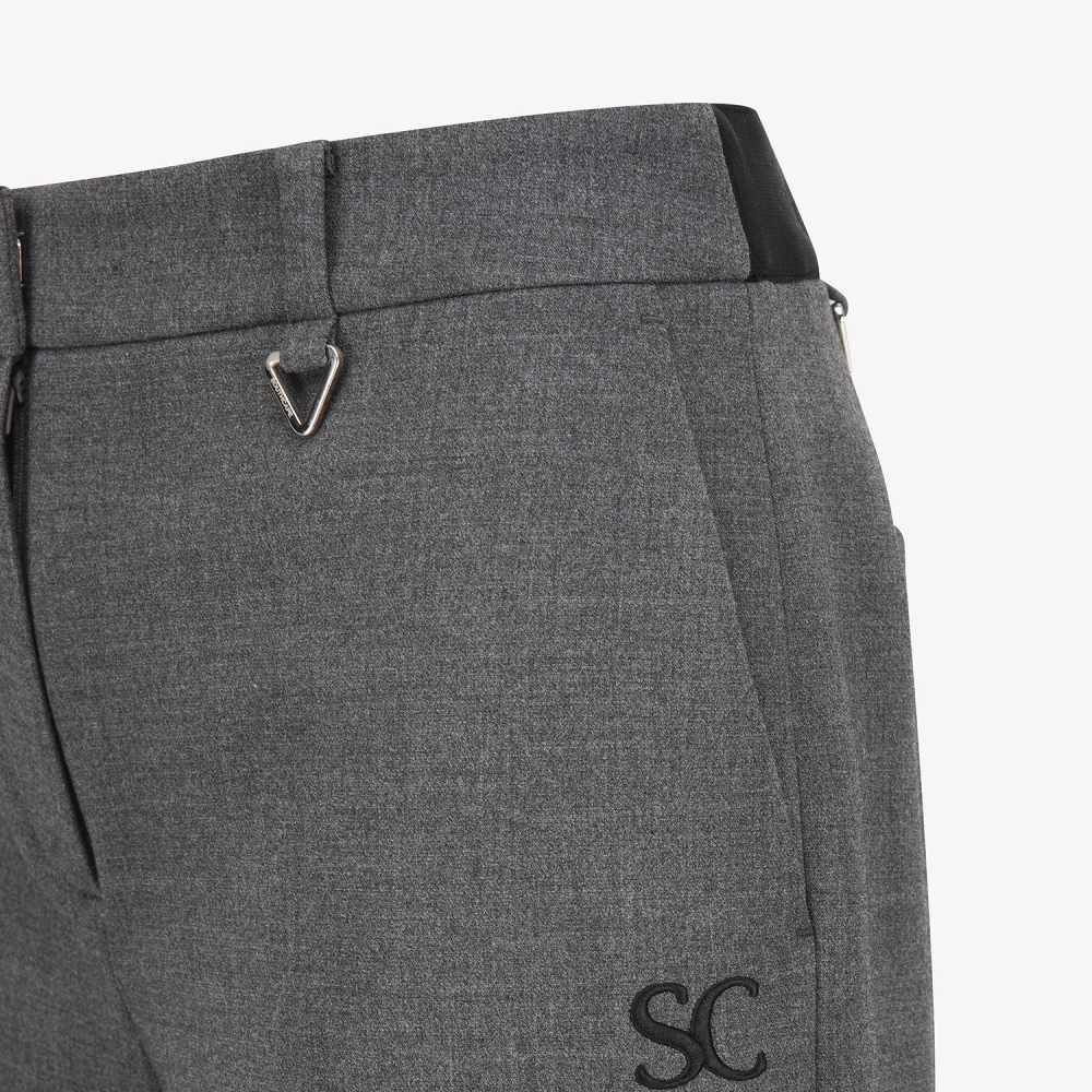 사우스케이프 여성 볼 포켓 5부 팬츠_멜란지 그레이