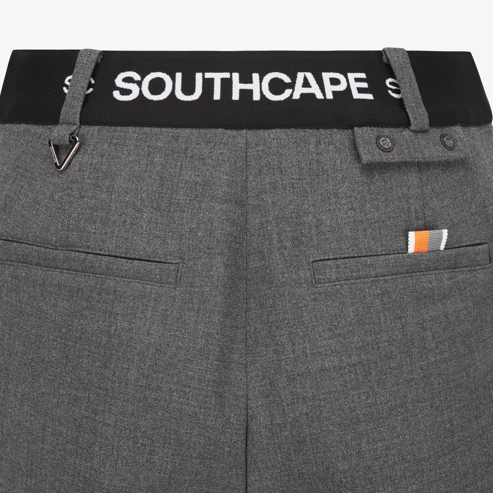 사우스케이프 여성 볼 포켓 5부 팬츠_멜란지 그레이