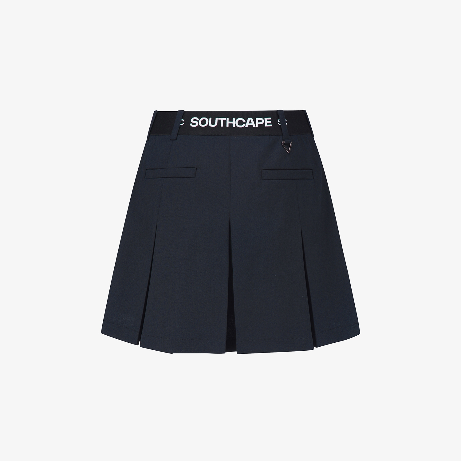 사우스케이프 여성 절개 포인트 스커트_네이비