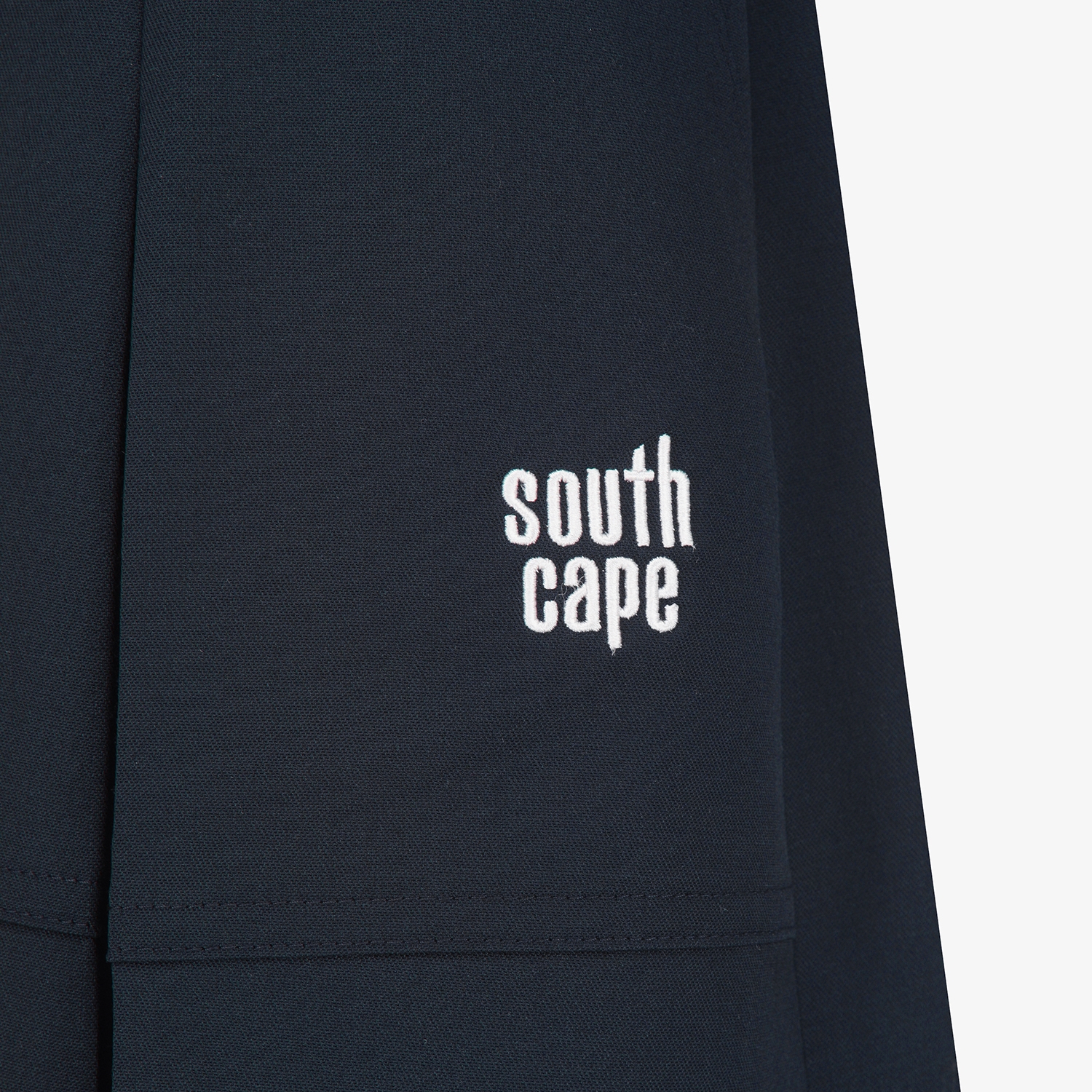 사우스케이프 여성 절개 포인트 스커트_네이비