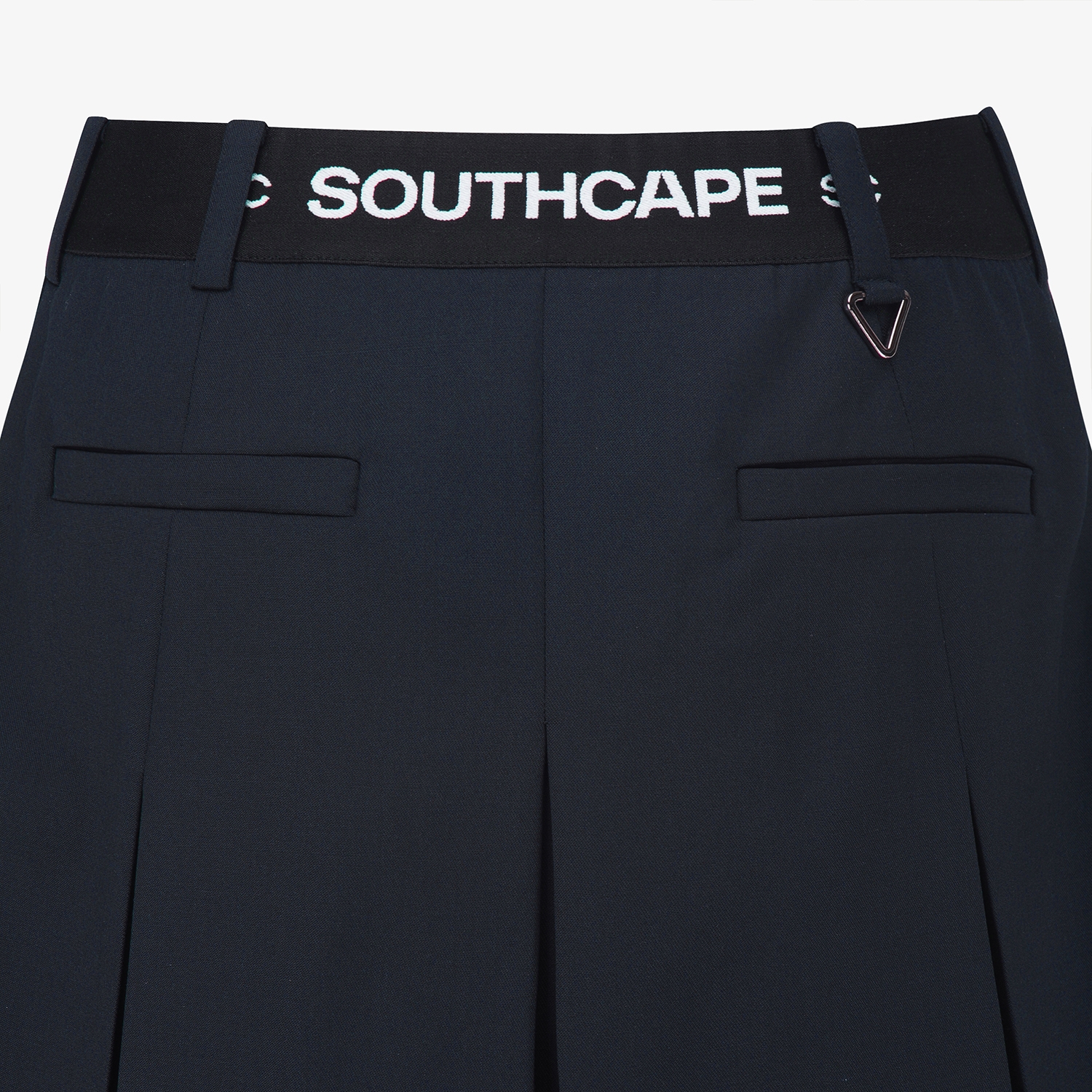 사우스케이프 여성 절개 포인트 스커트_네이비