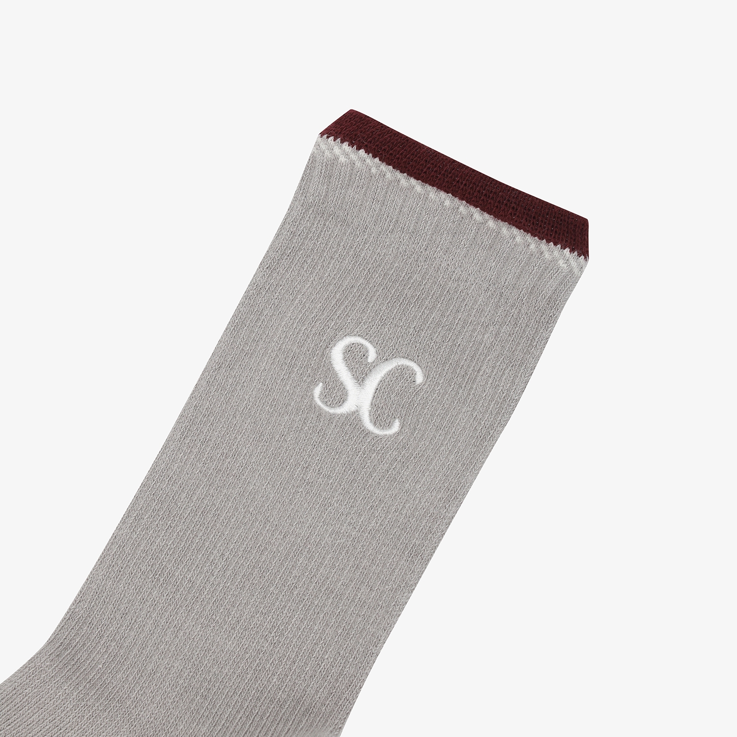 사우스케이프 여성 배색 포인트 삭스_그레이