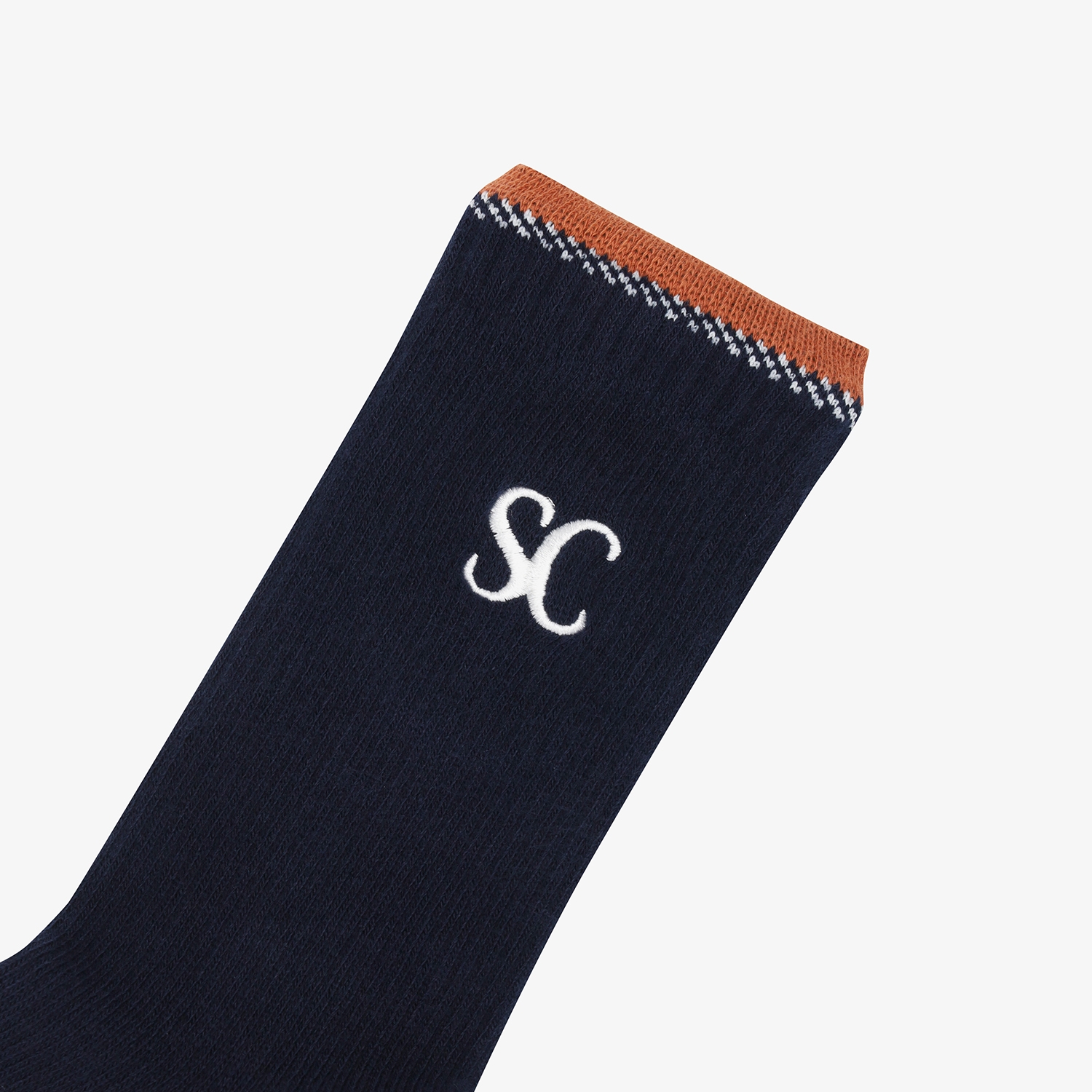 사우스케이프 여성 배색 포인트 삭스_네이비