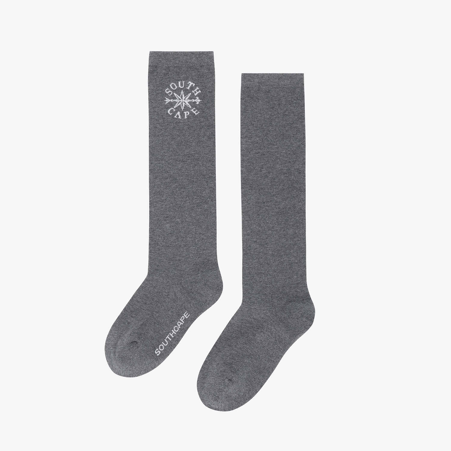 여성 사우스크로스 로고 니삭스_다크 그레이